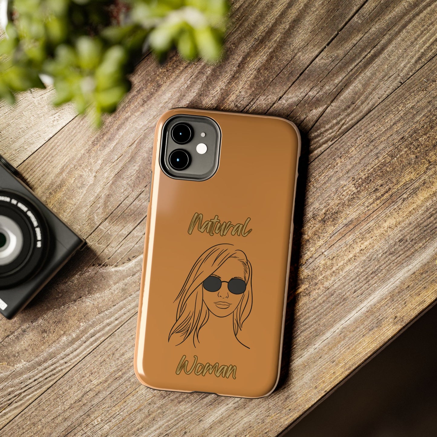 Natural Woman Shades (BL)Tough Phone Cases LIGHT BROWN