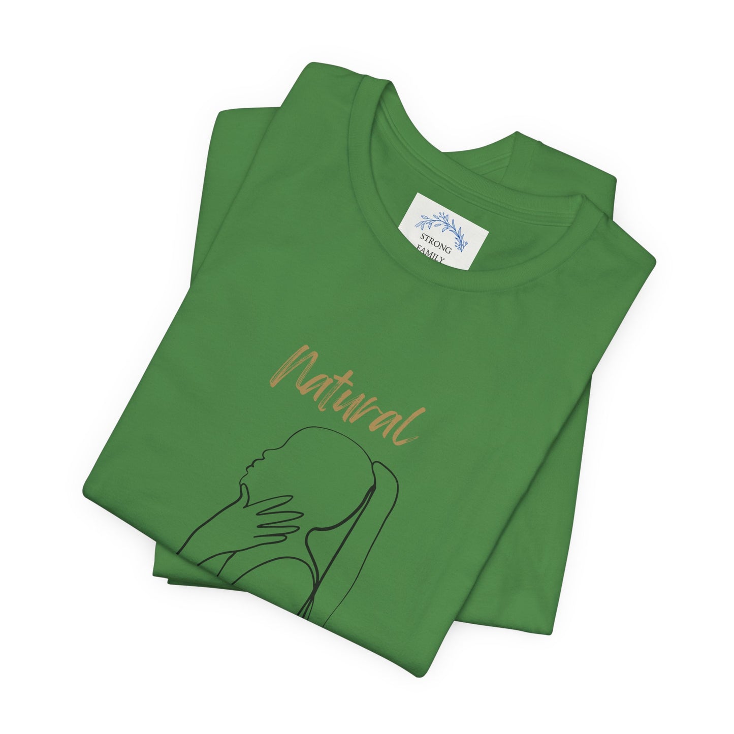 Natural Woman Ponytail (BL) Short Sleeve T-Shirt