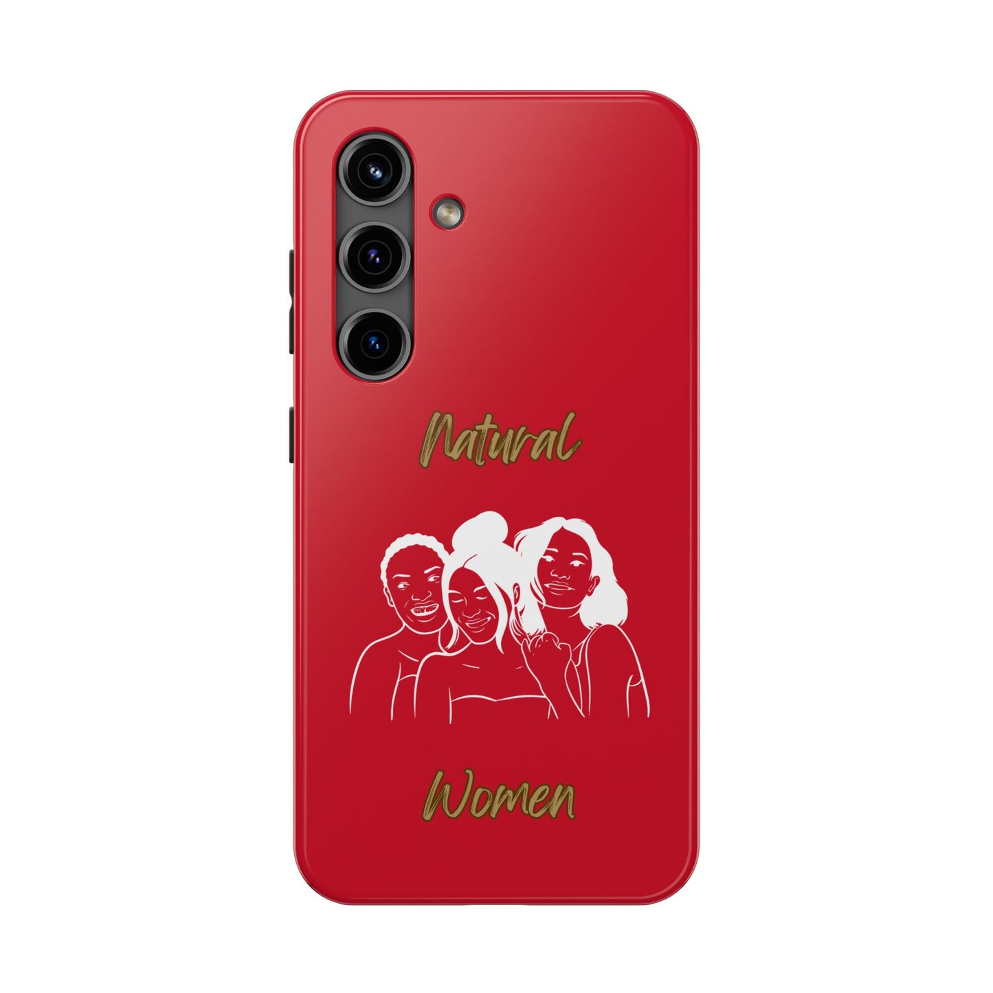 Natural Women Laughing Friends (WL)Tough Phone Cases DARK RED