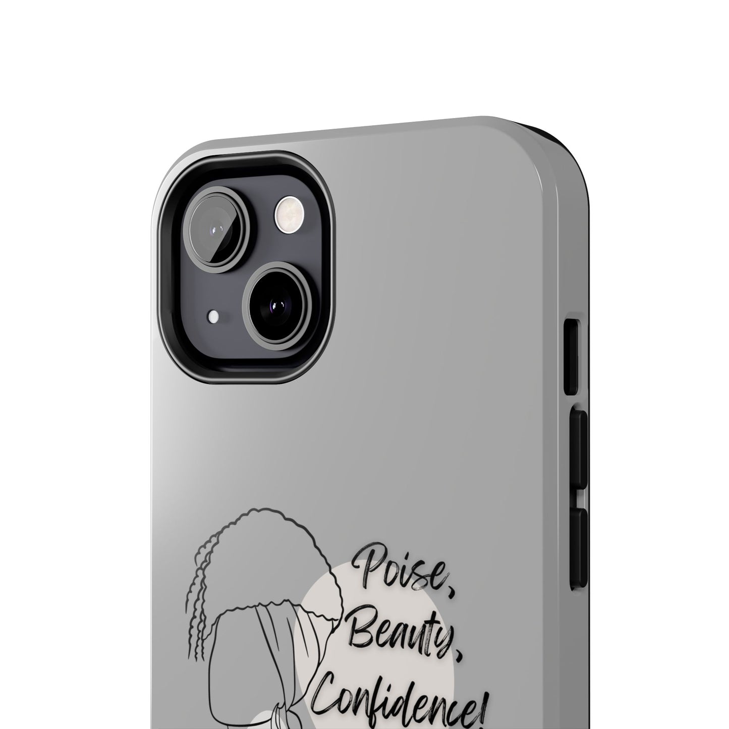 Natural woman Puff (BL)Tough Phone Cases LIGHT GREY