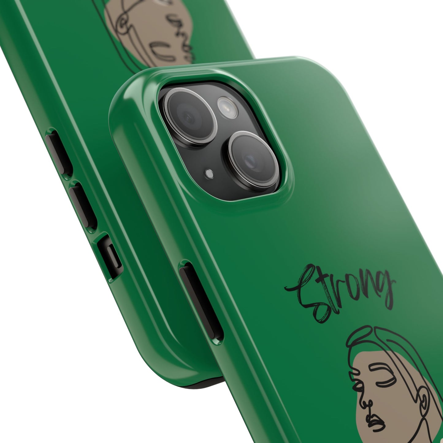 STRONG MOMMA Samsung Galaxy Tough Phone Cases (BL) Dark Green