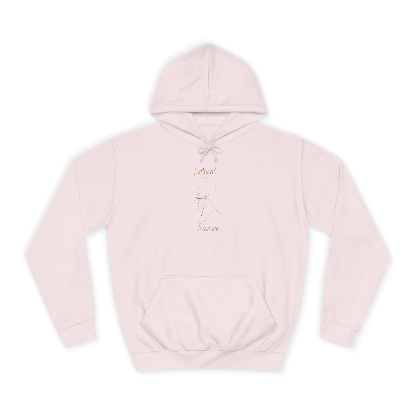 Natural Woman Cute Afro (BL) Hoodie
