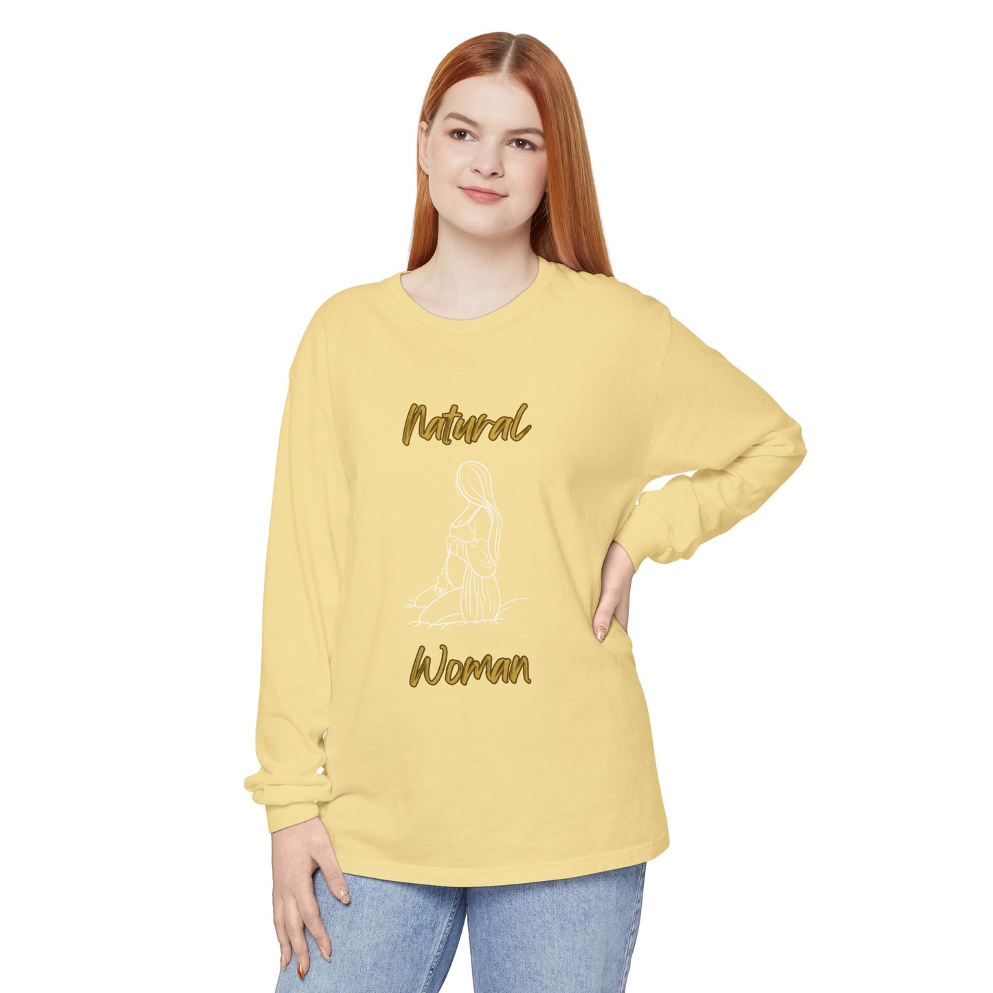 Natural Woman Expecting (WL) Long Sleeve T-Shirt