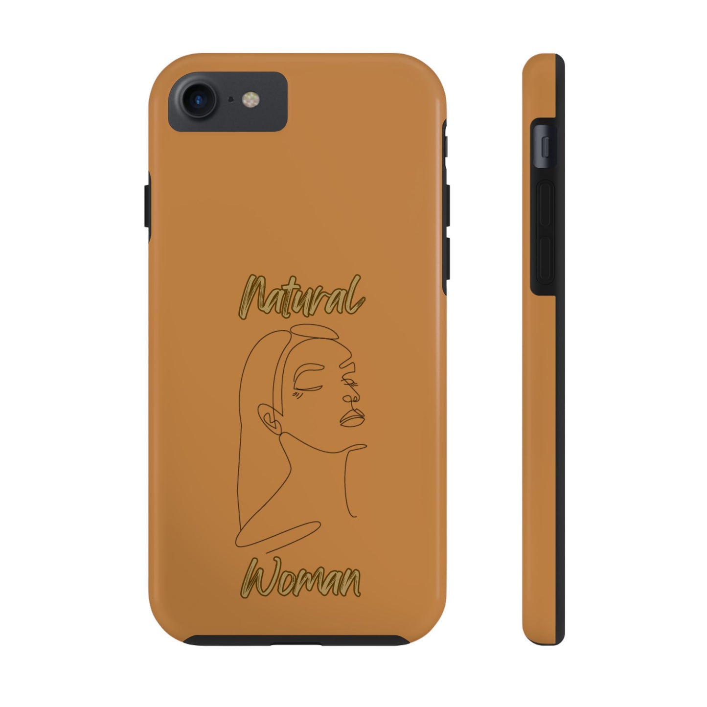 Natural Woman Calm (BL) Tough Phone Cases LIGHT BROWN