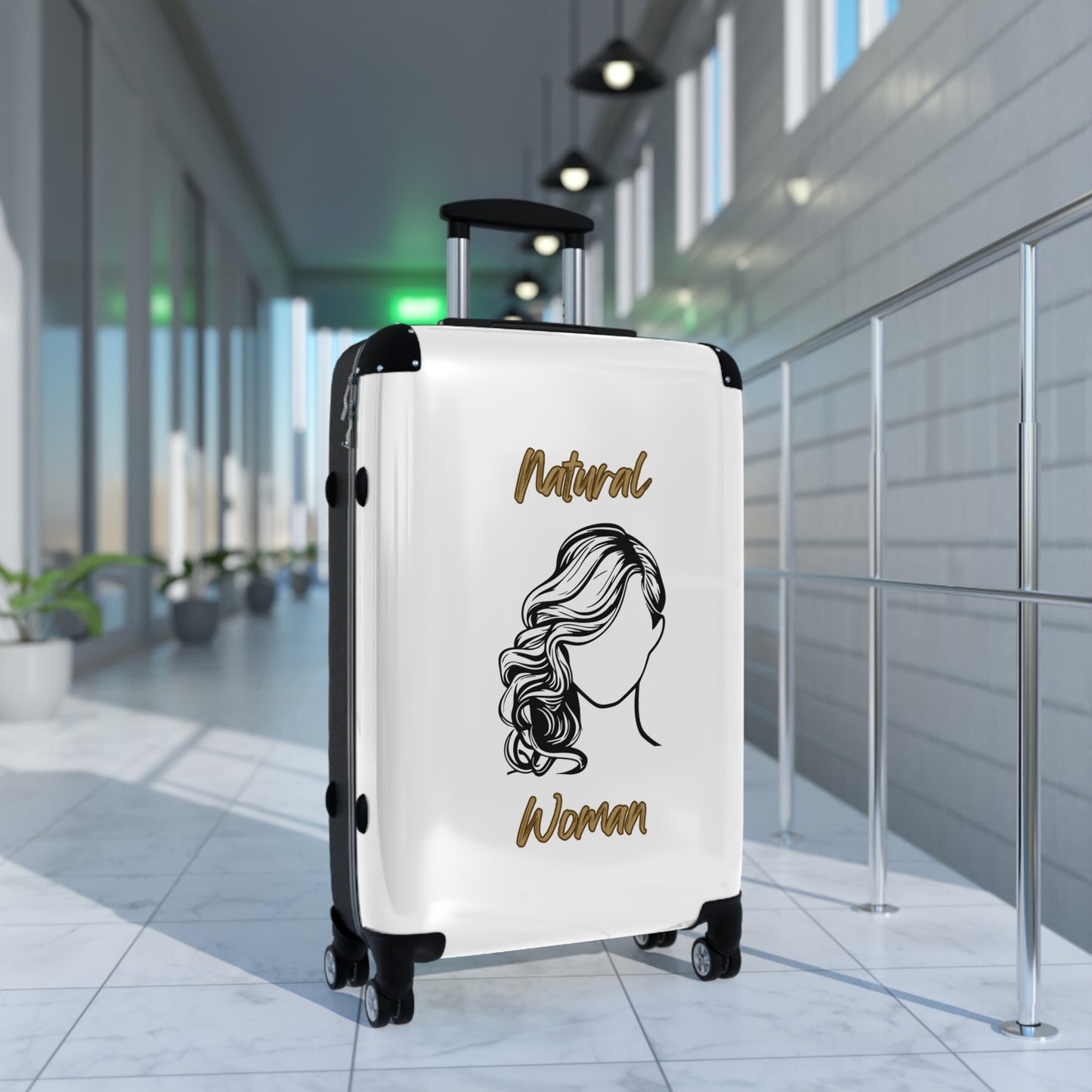 Natural Woman Long Curl (BL) Suitcase WHITE