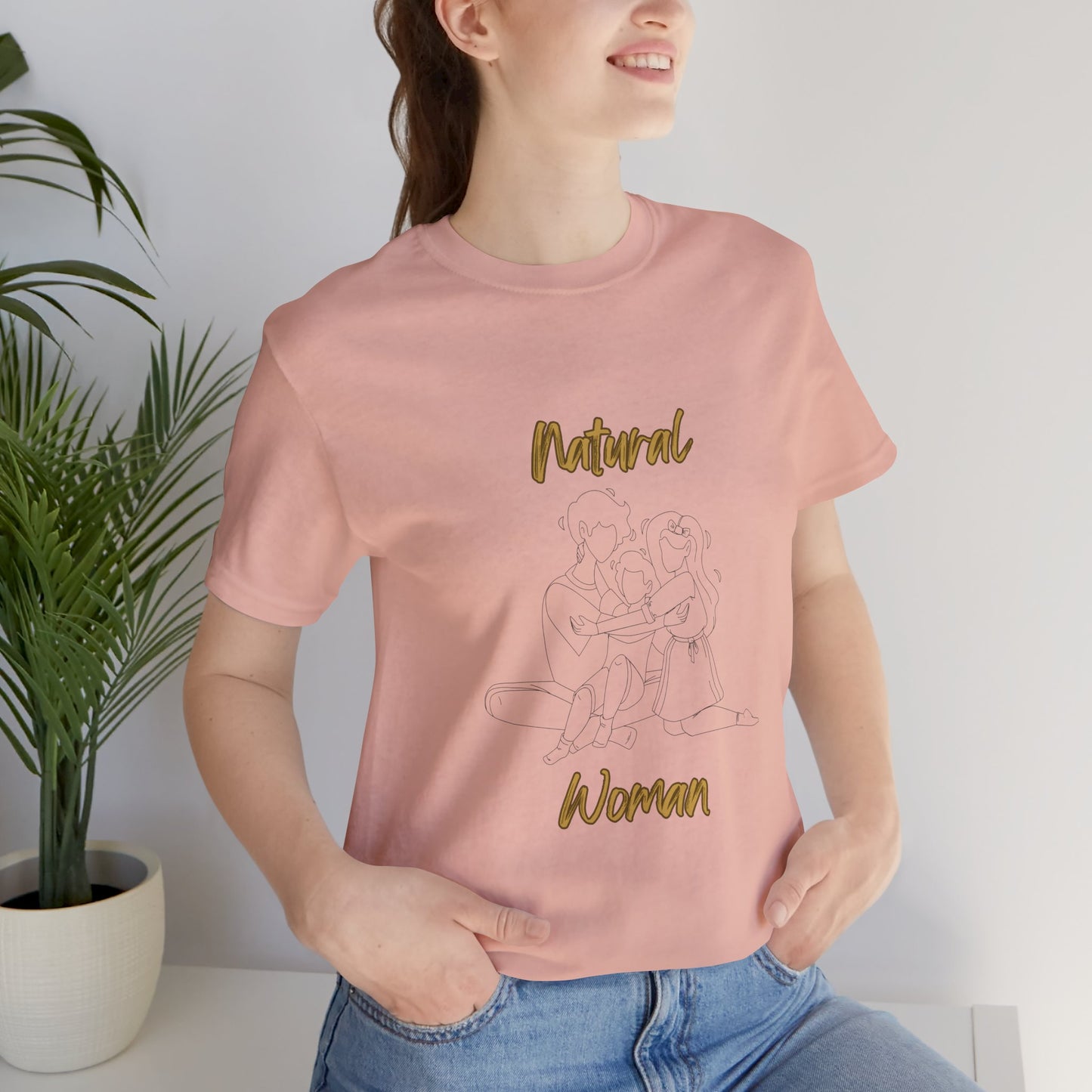 Natural Woman Bear Hugs (BL) Short Sleeve T-Shirt