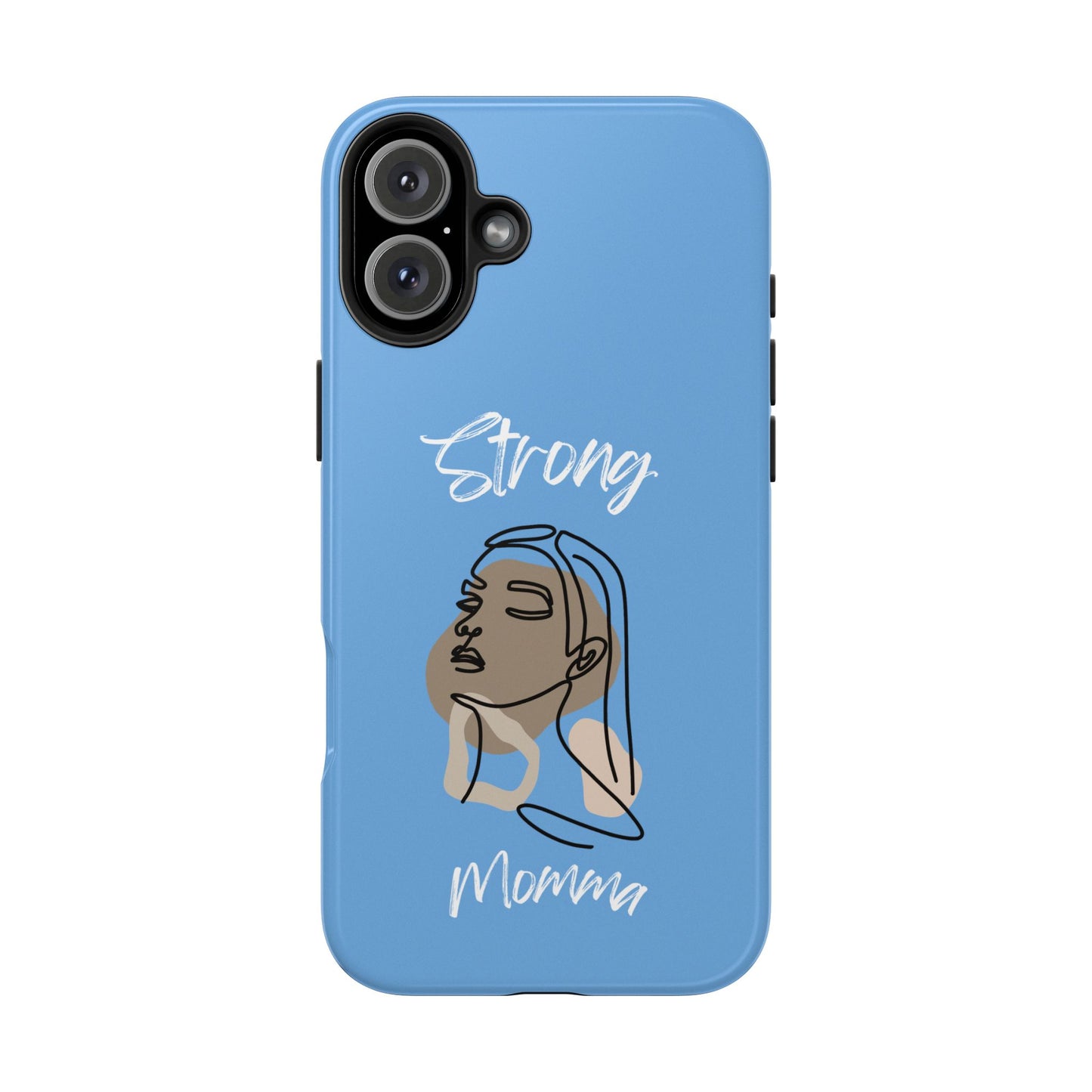 Strong Momma (WL) Tough Phone Cases LIGHT BLUE