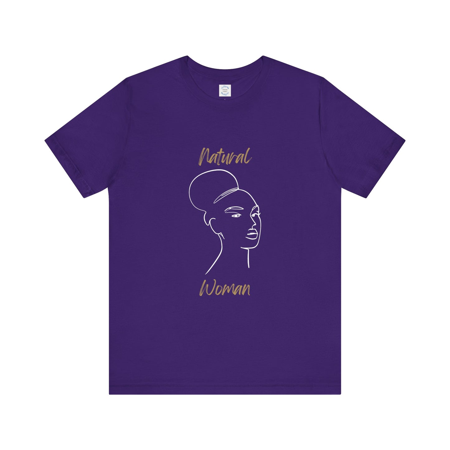 Natural Woman Hair Up (WL) Short Sleeve T-Shirt