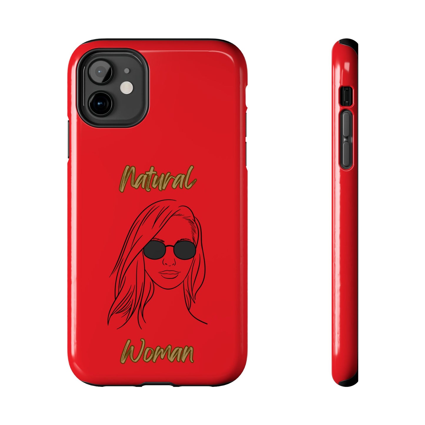 Natural Woman Shades (BL)Tough Phone Cases RED