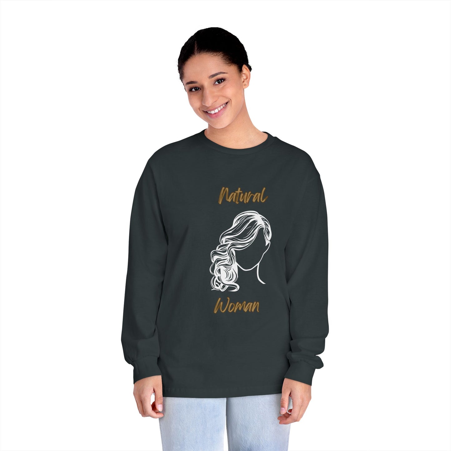 Natural Woman Long Curl (WL) Long Sleeve T-Shirt