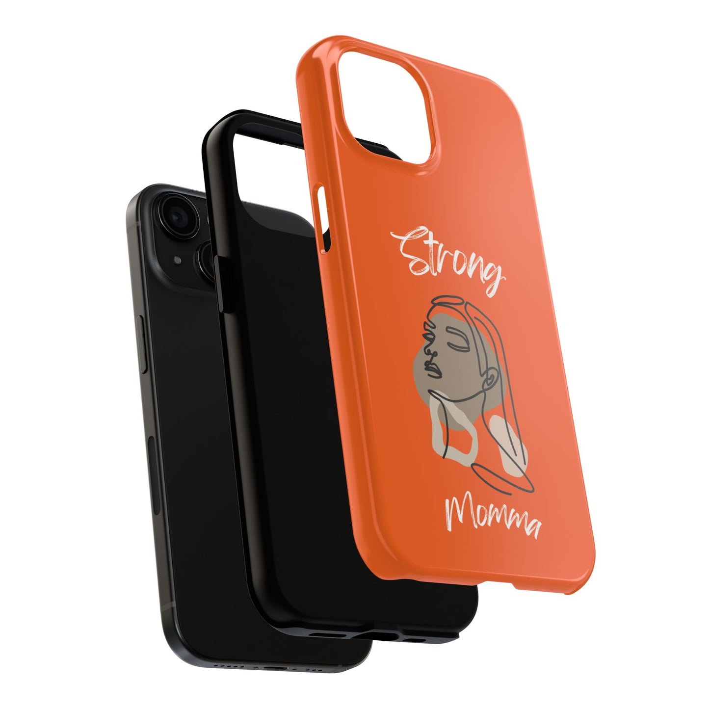 Strong Momma (WL) Tough Phone Cases ORANGE