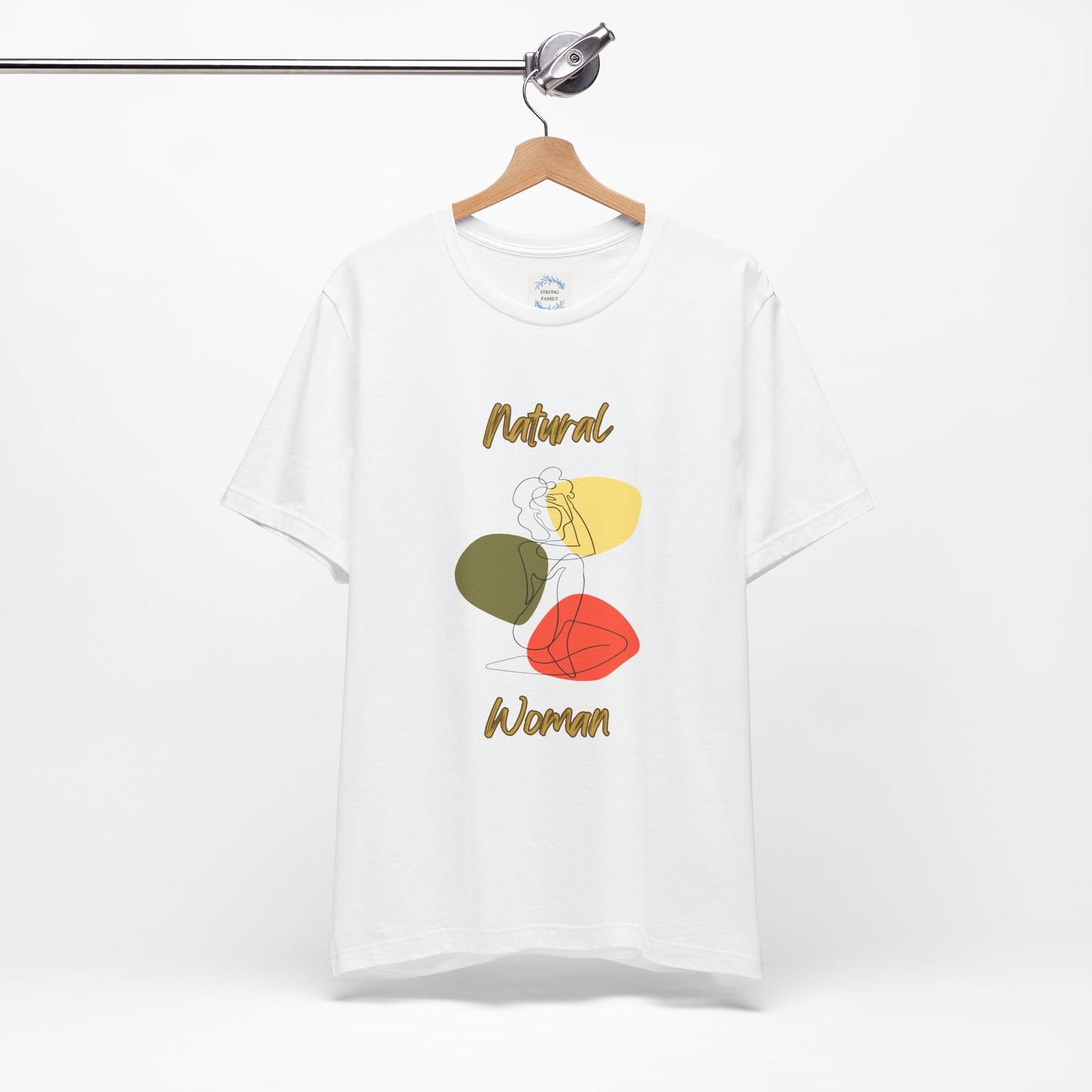 Natural Woman Colorful Pose (BL) Short Sleeve T-Shirt
