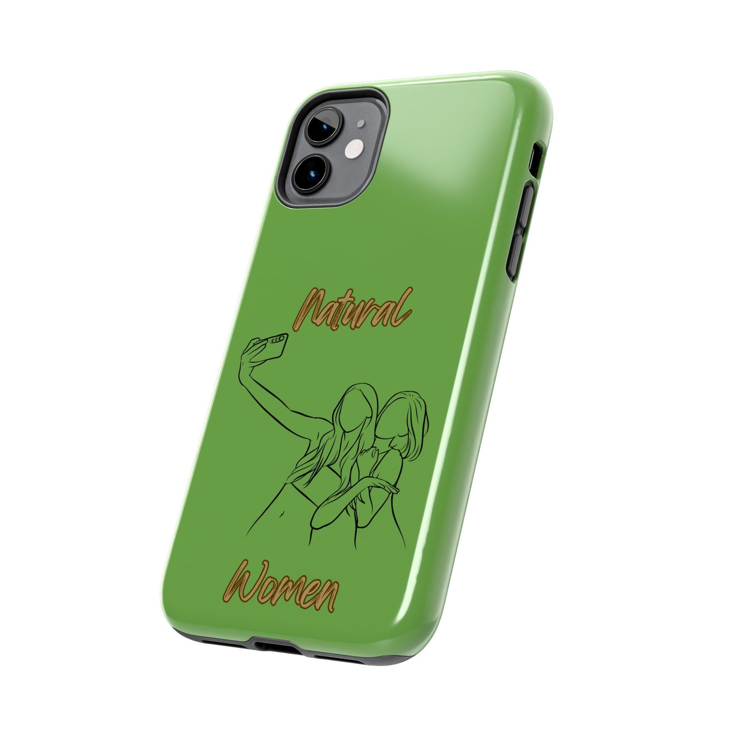 Natural Woman Friends Selfie (BL)Tough Phone Cases GREEN