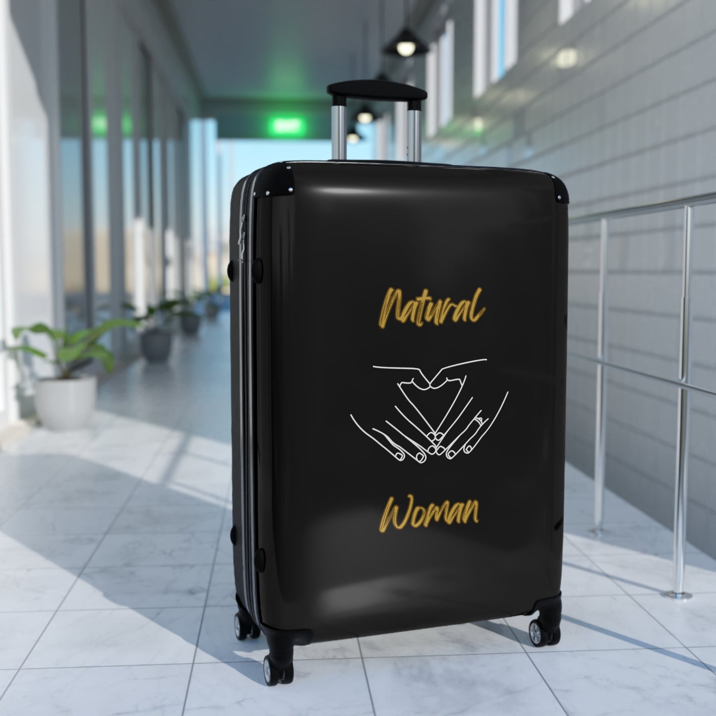 Natural Woman Long Awaited (WL) Suitcase BLACK