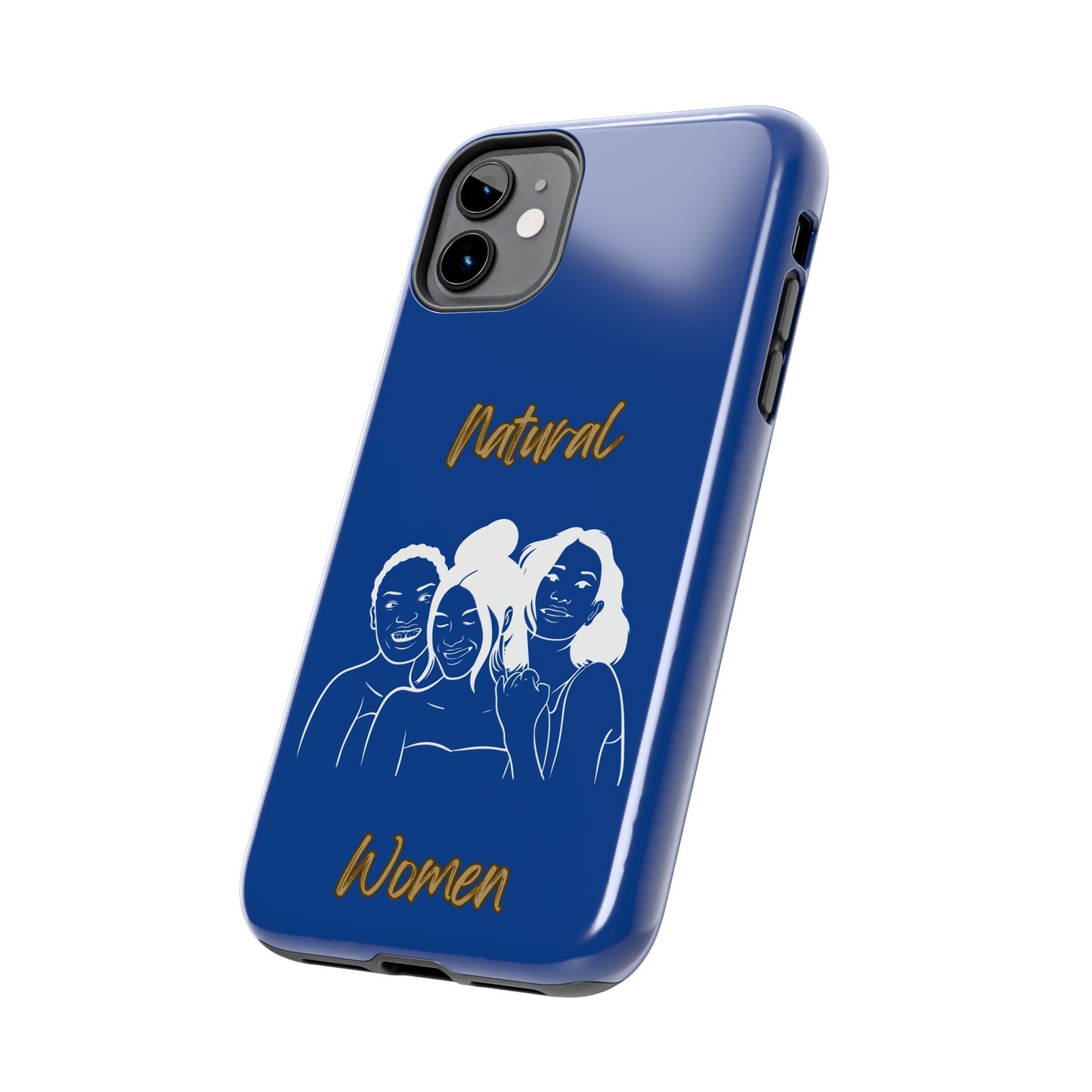 Natural Women Laughing Friends (WL)Tough Phone Cases DARK BLUE