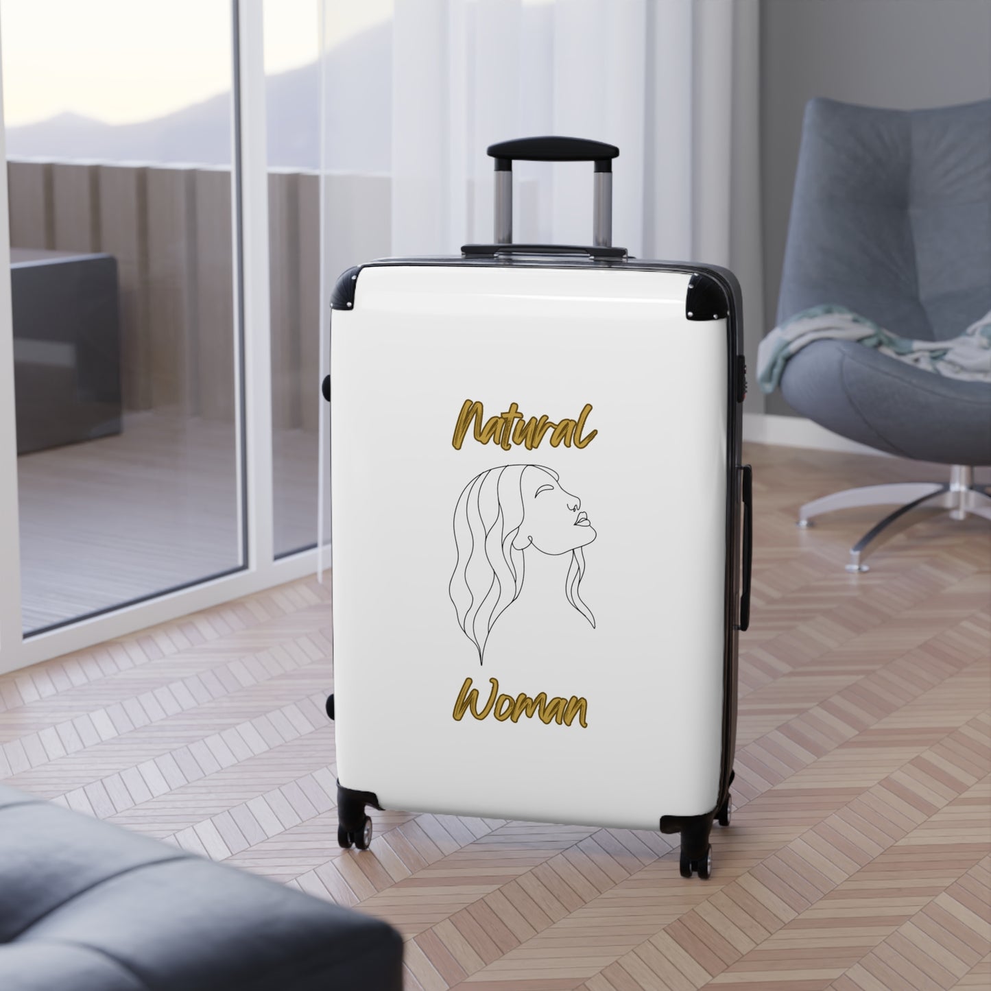 Natural Woman Breeze On Face (BL) Suitcase WHITE