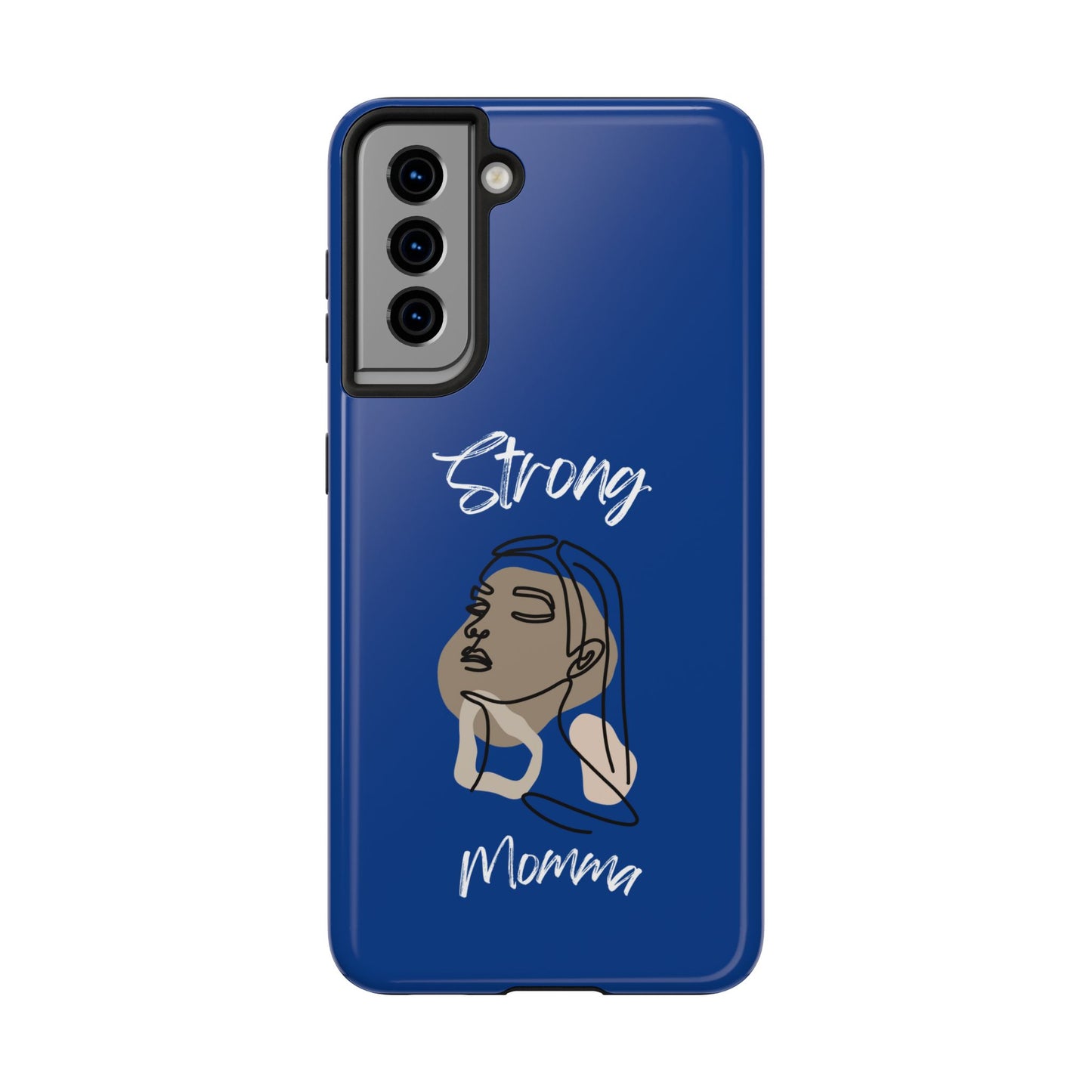 Strong Momma (WL) Tough Phone Cases DARK BLUE