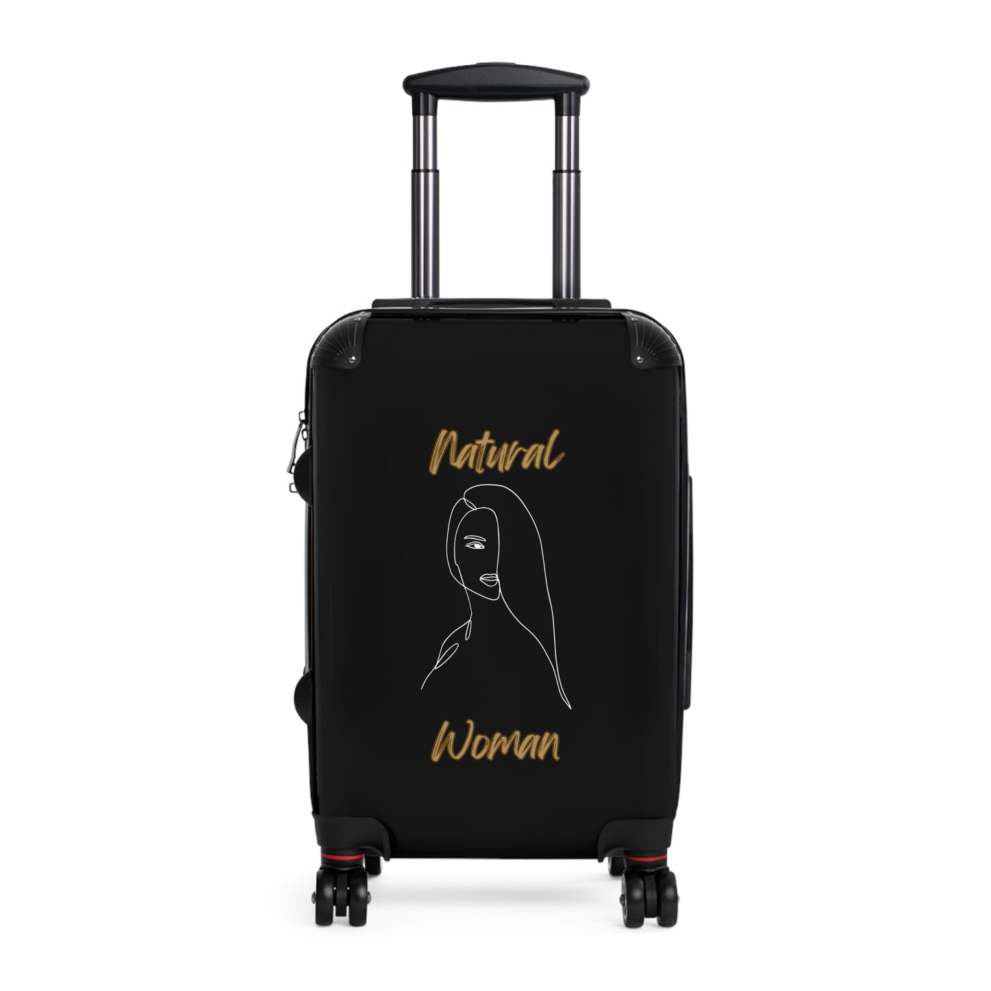 Natural Woman Covered Eye (WL) Suitcase BLACK