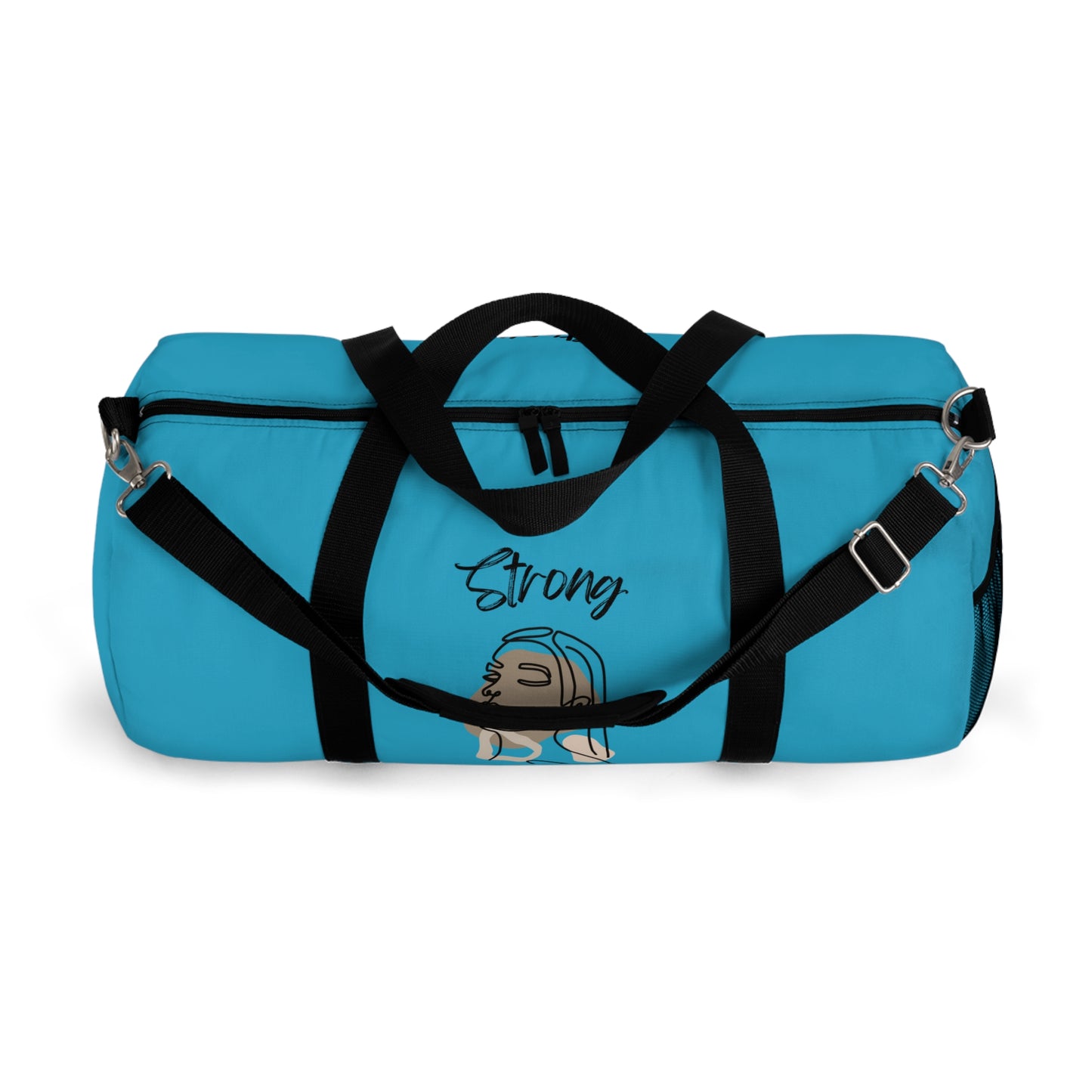 Strong Momma (BL) Duffel Bag TURQUOISE