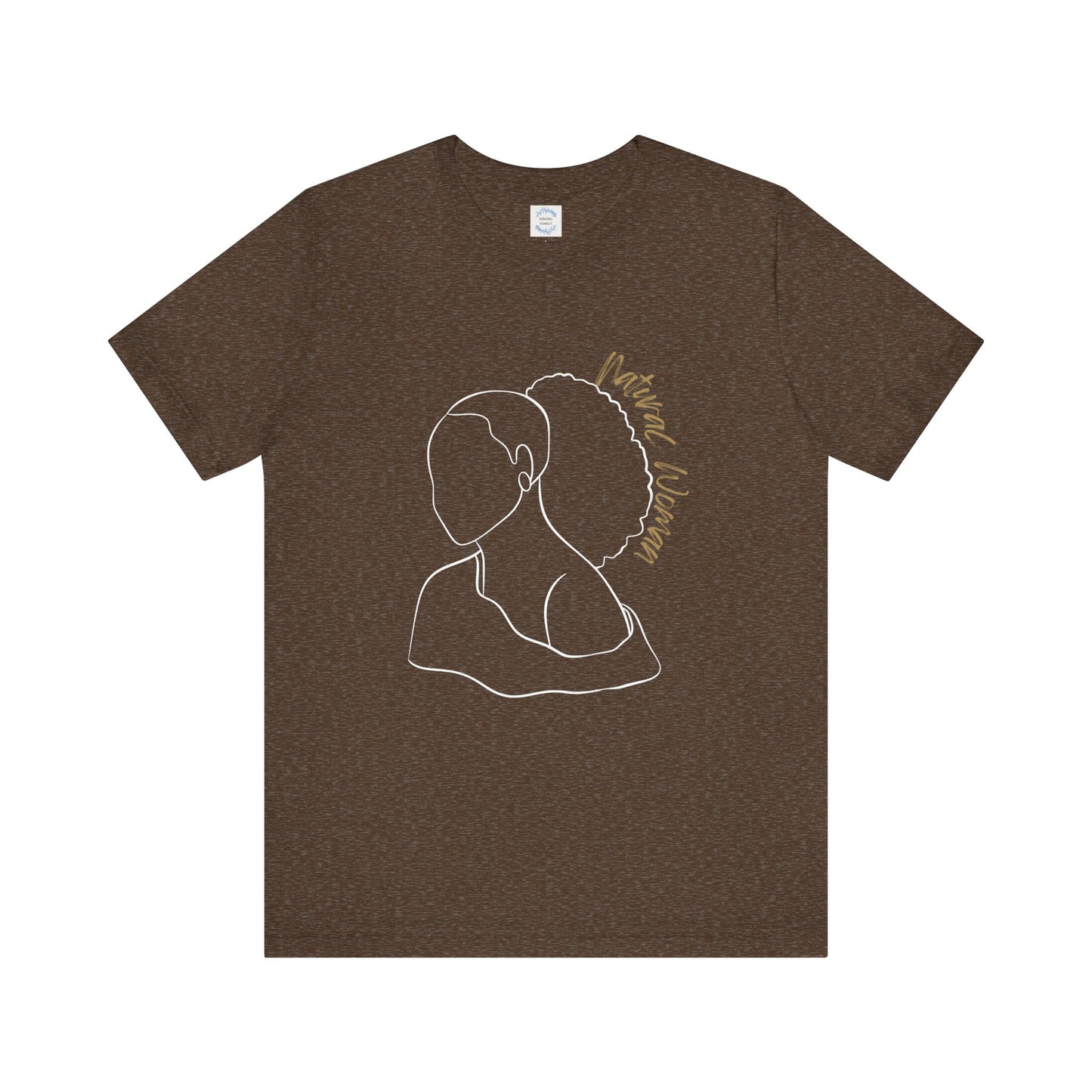 Natural Woman Behind Head Puff (WL) Short Sleeve T-Shirt