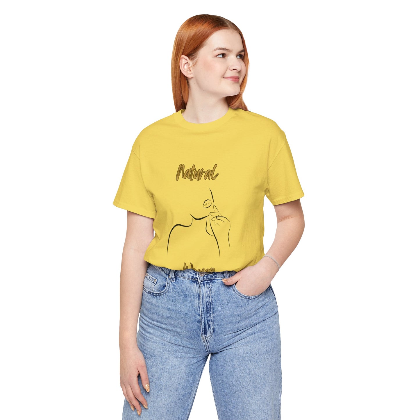 Natural Woman Chin Up (BL) Short Sleeve T-Shirt
