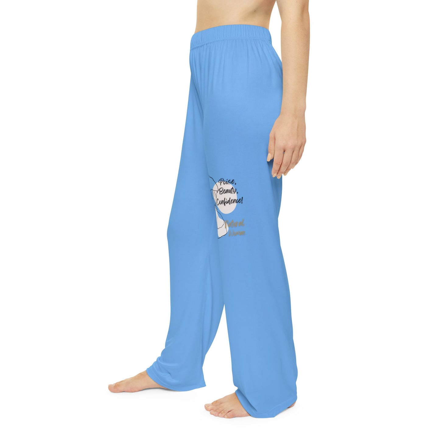 Natural Woman Puff (BL) Women's Pajama Pants LIGHT BLUE