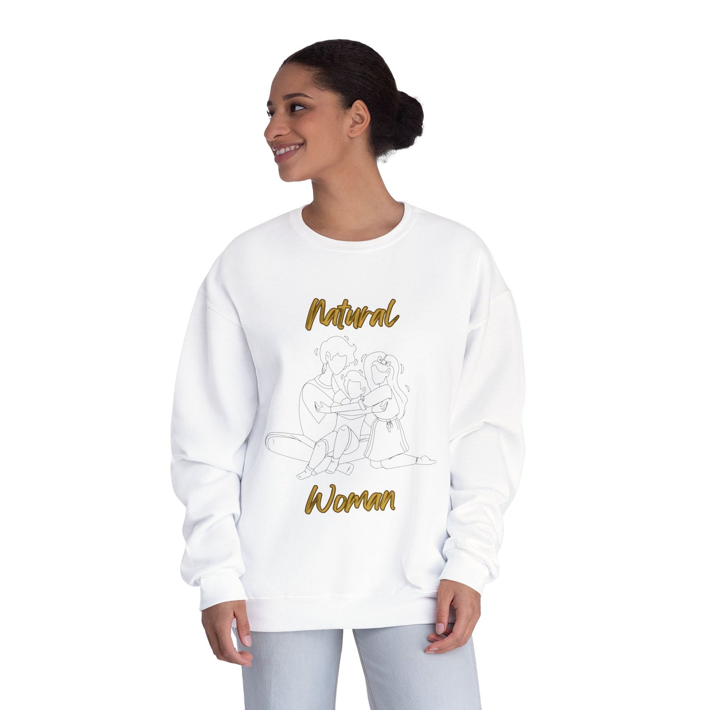 Natural Woman Bear Hugs (BL) Crewneck Sweatshirt