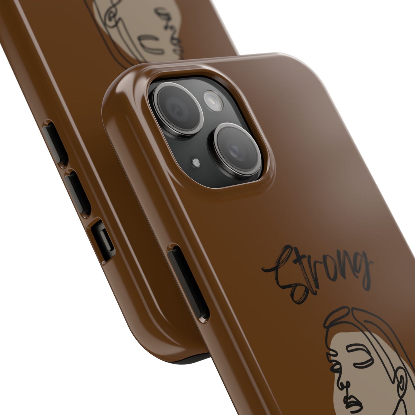 STRONG MOMMA Samsung Galaxy Tough Phone Cases (BL) Brown