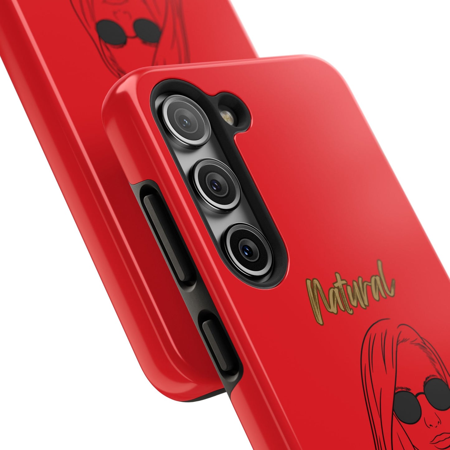 Natural Woman Shades (BL)Tough Phone Cases RED