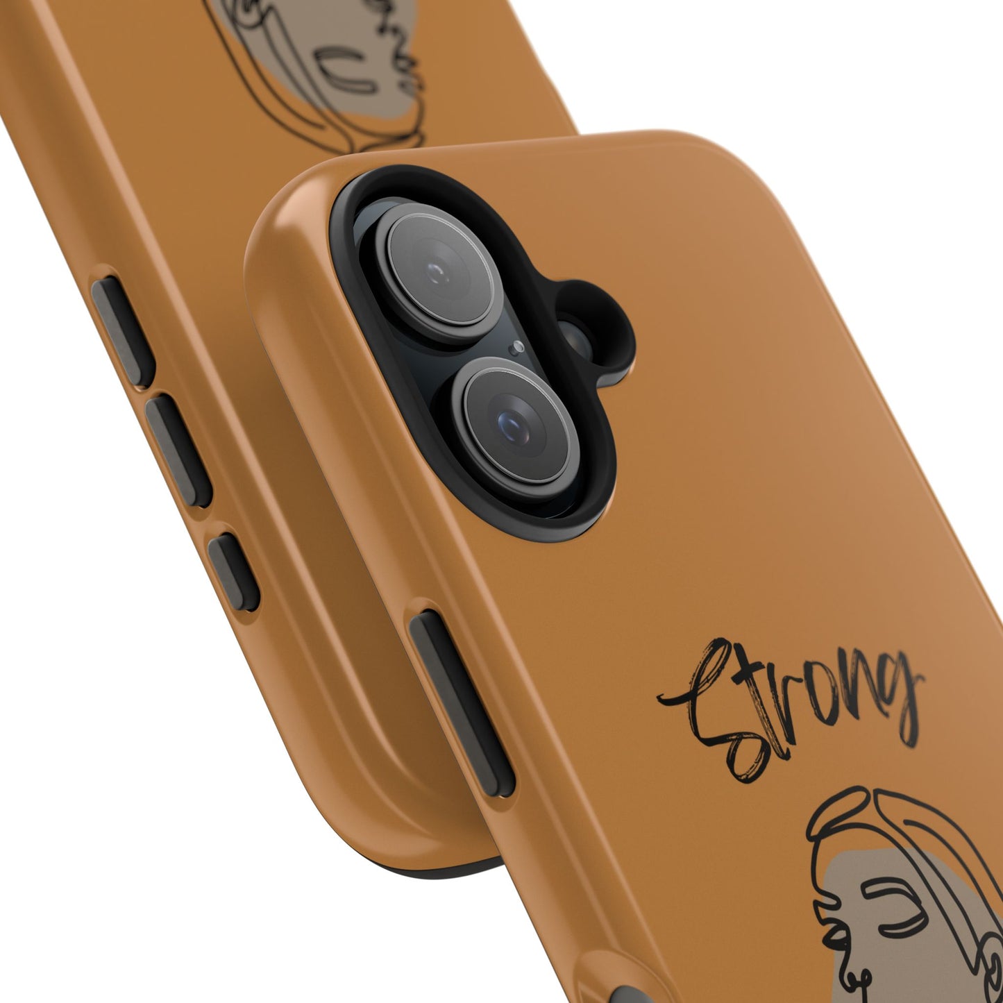 STRONG MOMMA Samsung Galaxy Tough Phone Cases (BL) Light Brown