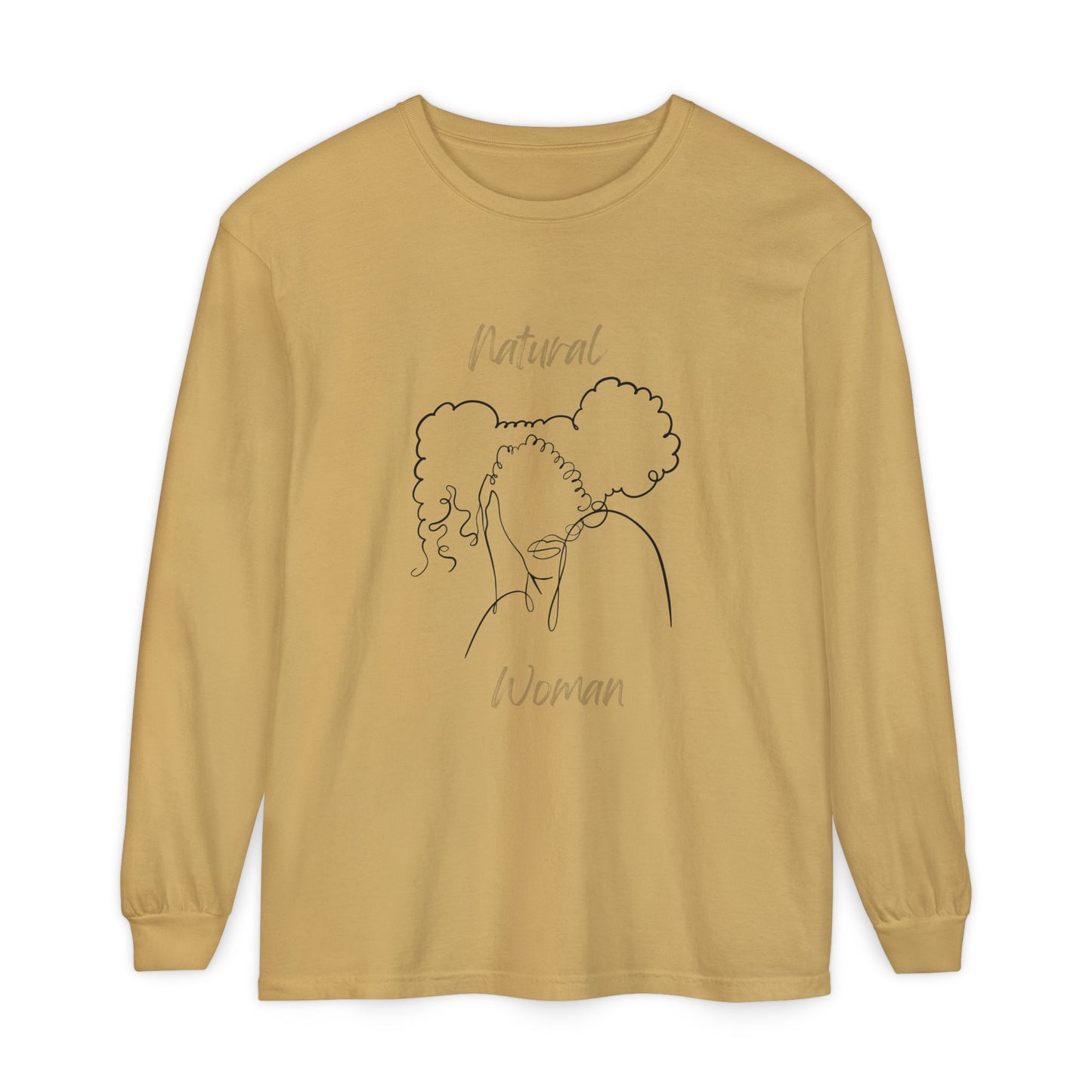 Natural Woman Twin Puffs (BL) Long Sleeve T-Shirt