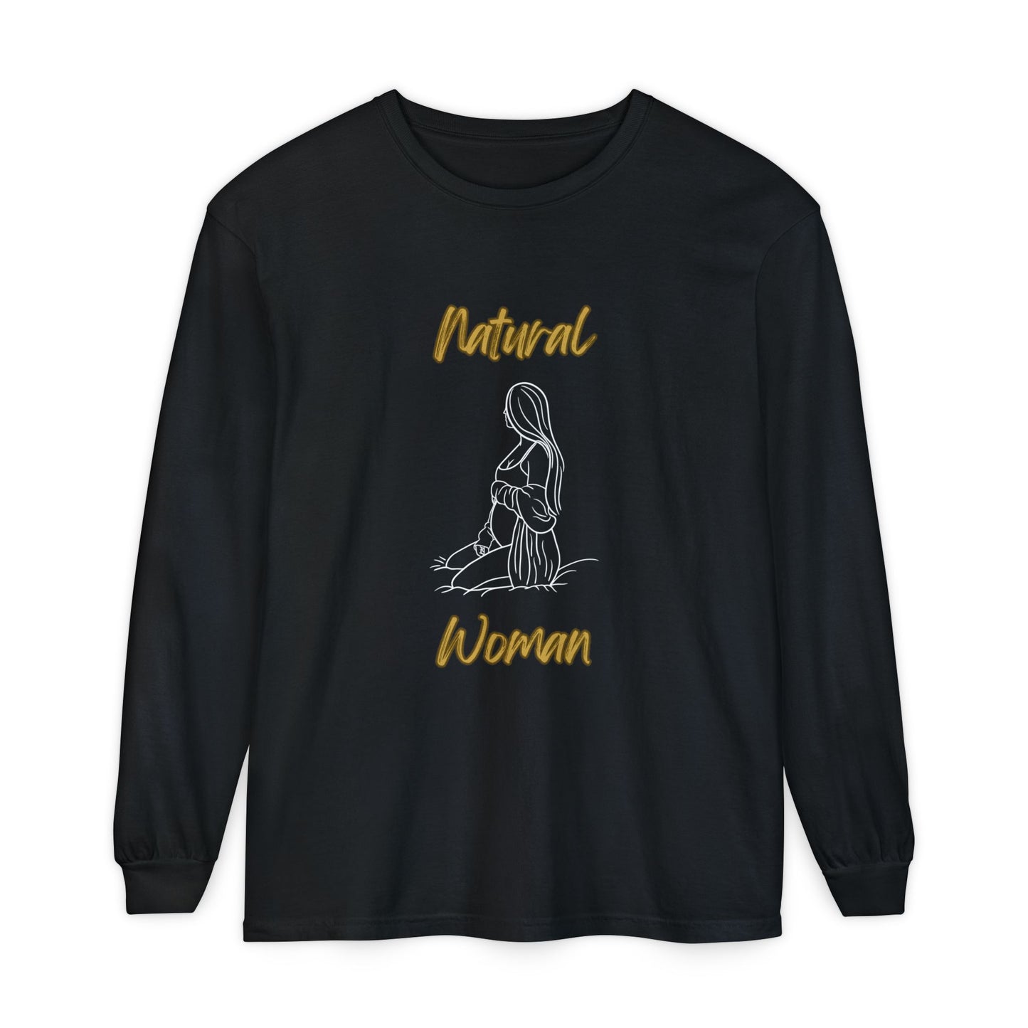 Natural Woman Expecting (WL) Long Sleeve T-Shirt