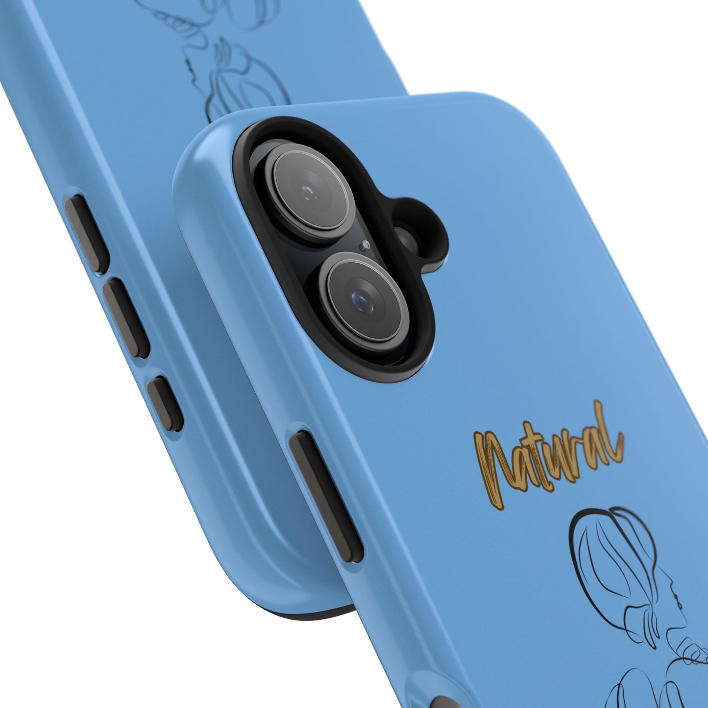 Natural Woman Back (BL)Tough Phone Cases LIGHT BLUE