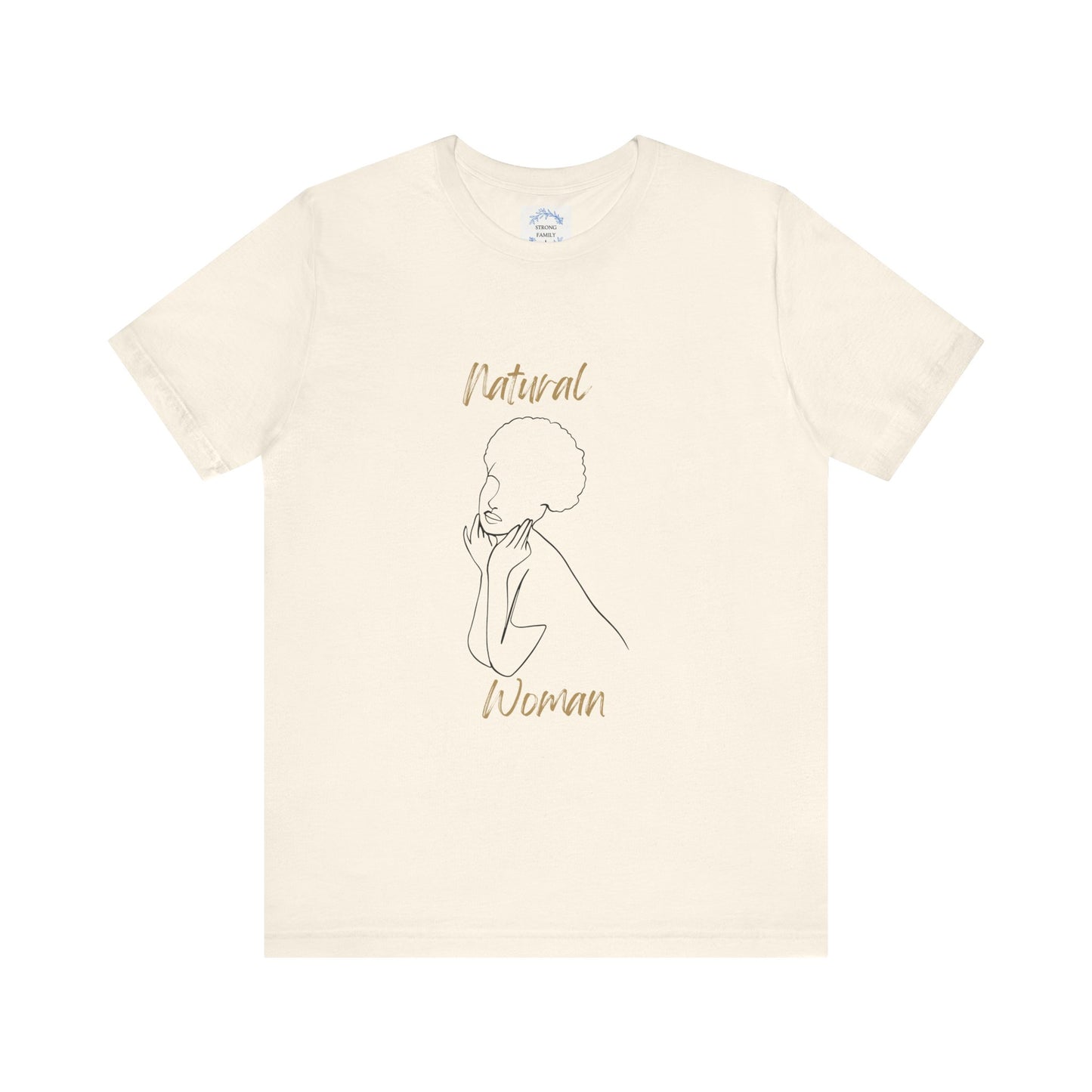 Natural Woman Cute Afro (BL) Short Sleeve T-Shirt