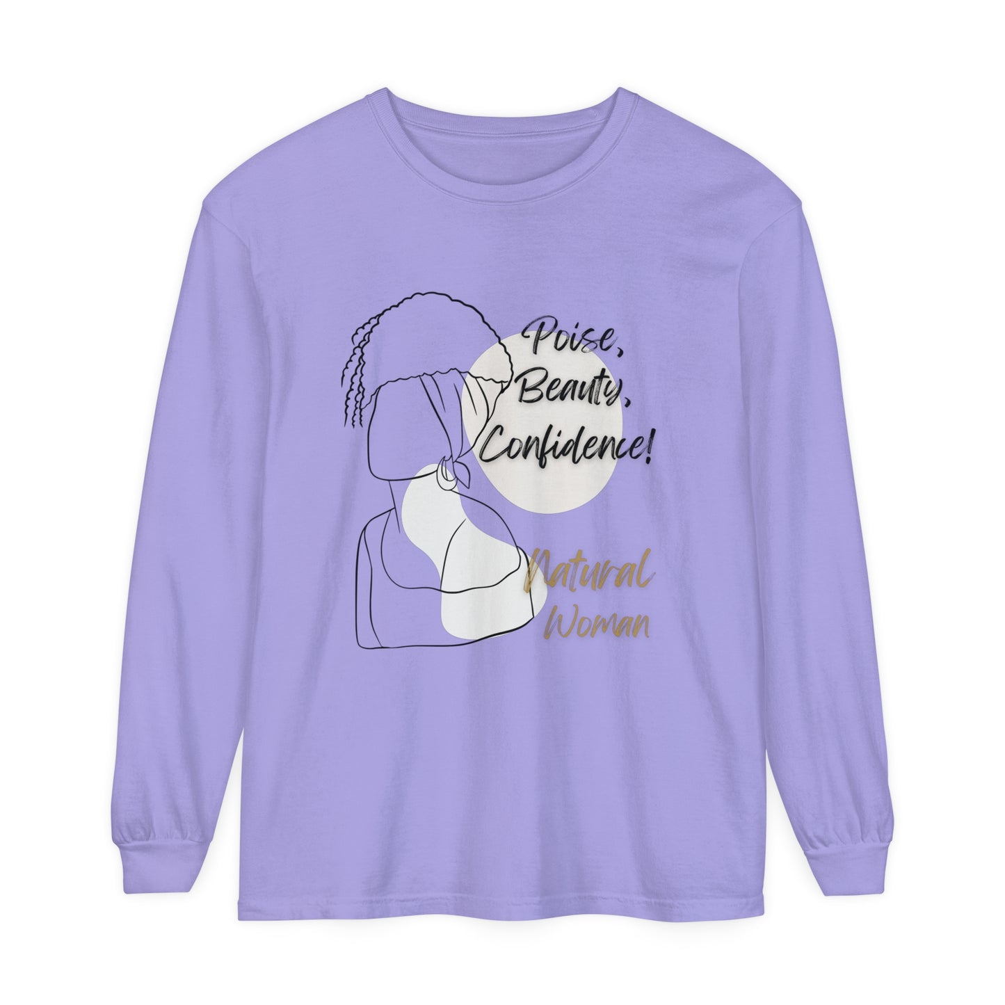 Natural Woman Puff (BL) Long Sleeve T-Shirt