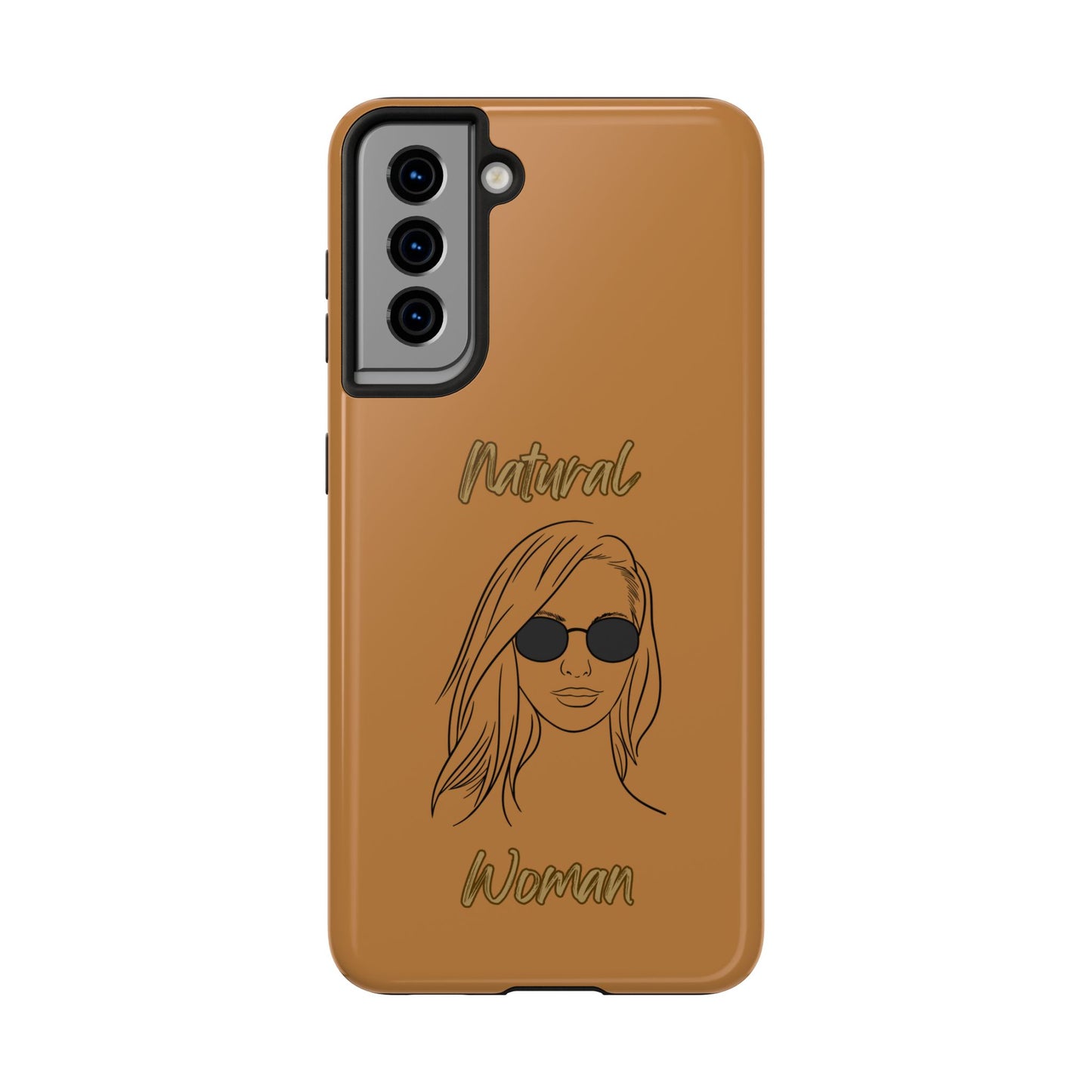 Natural Woman Shades (BL)Tough Phone Cases LIGHT BROWN