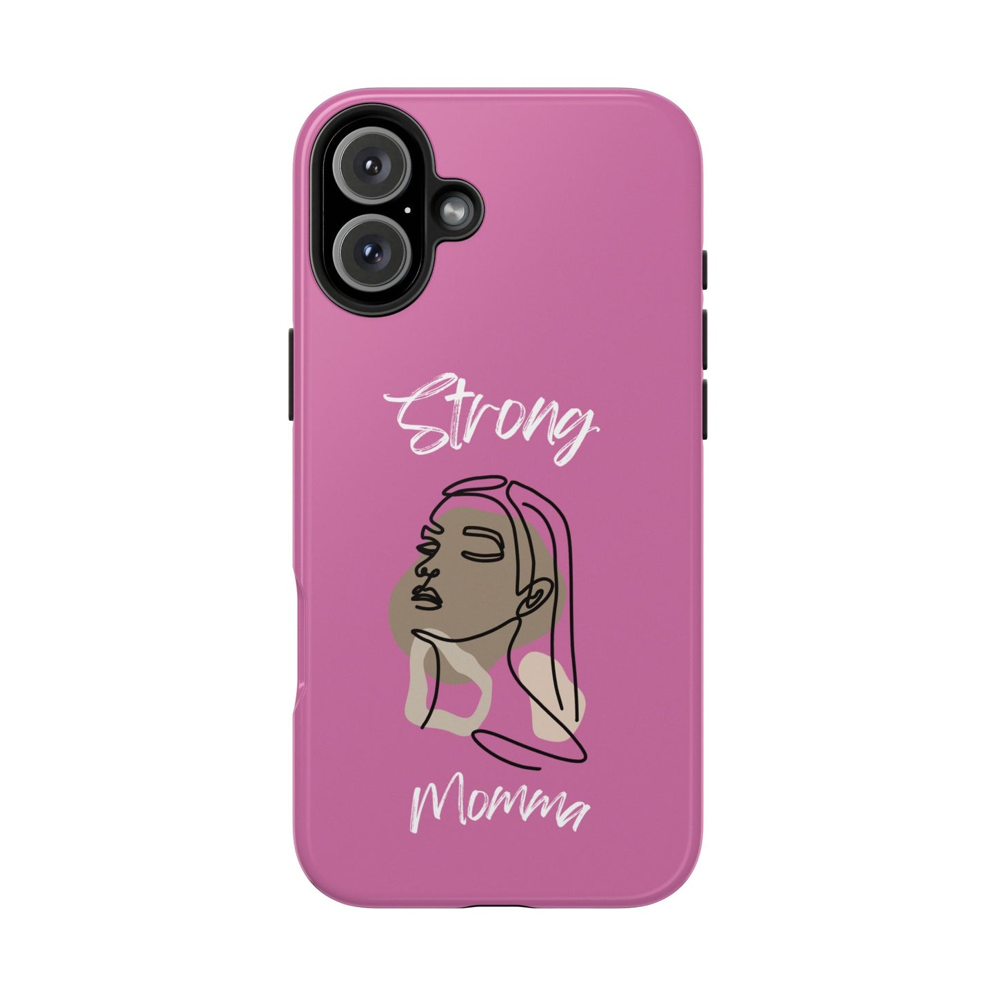 Strong Momma (WL) Tough Phone Cases LIGHT PINK