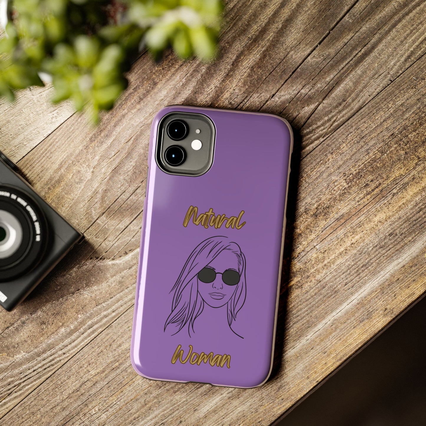 Natural Woman Shades (BL)Tough Phone Cases LIGHT PURPLE