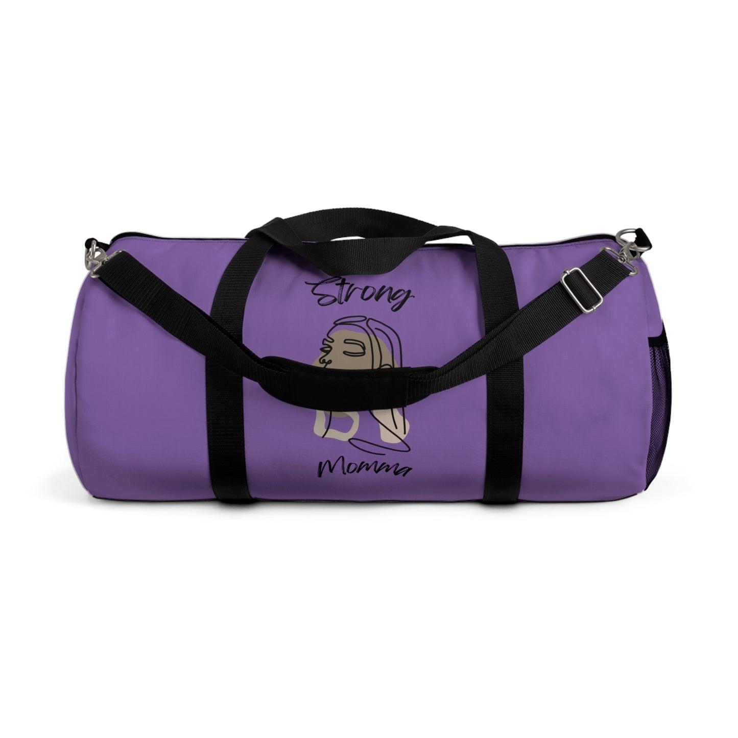 Strong Momma (BL) Duffel Bag LIGHT PURPLE