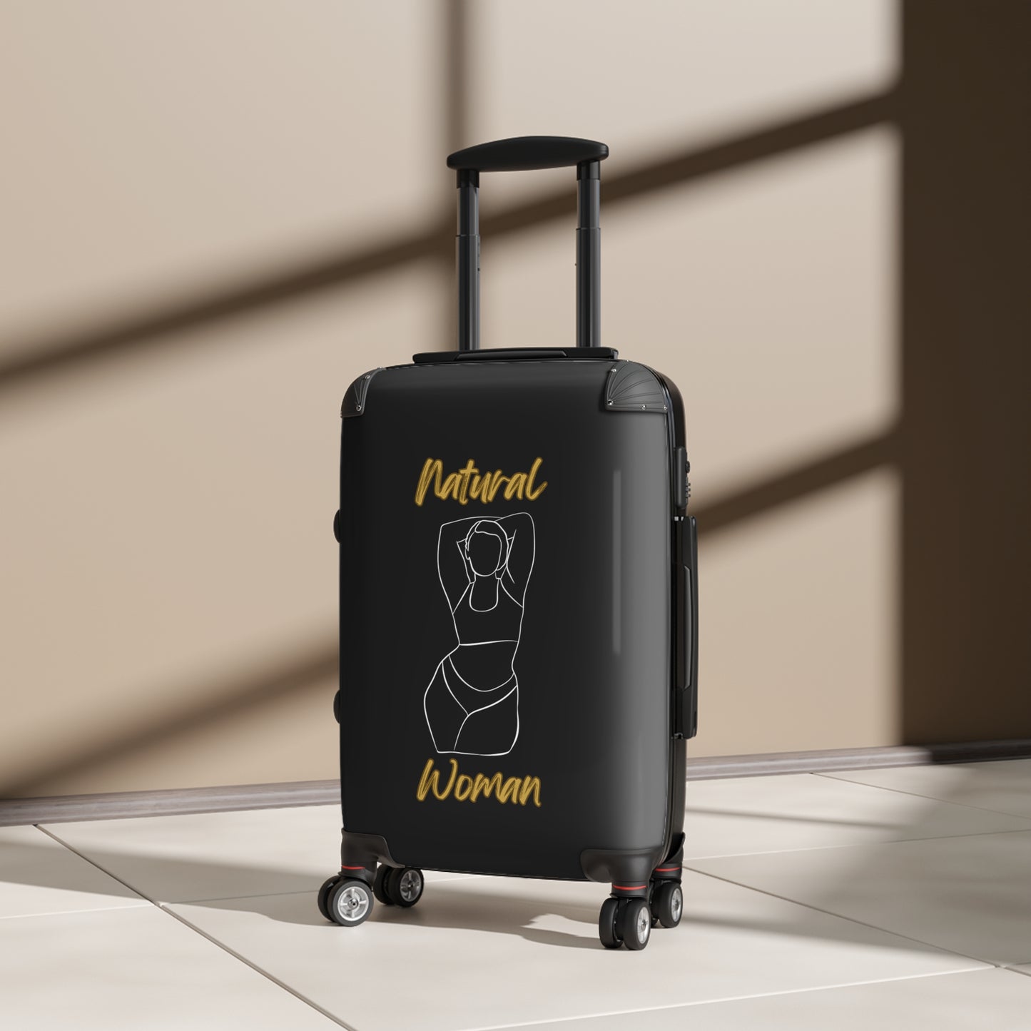 Natural Woman I Love Me (WL) Suitcase BLACK
