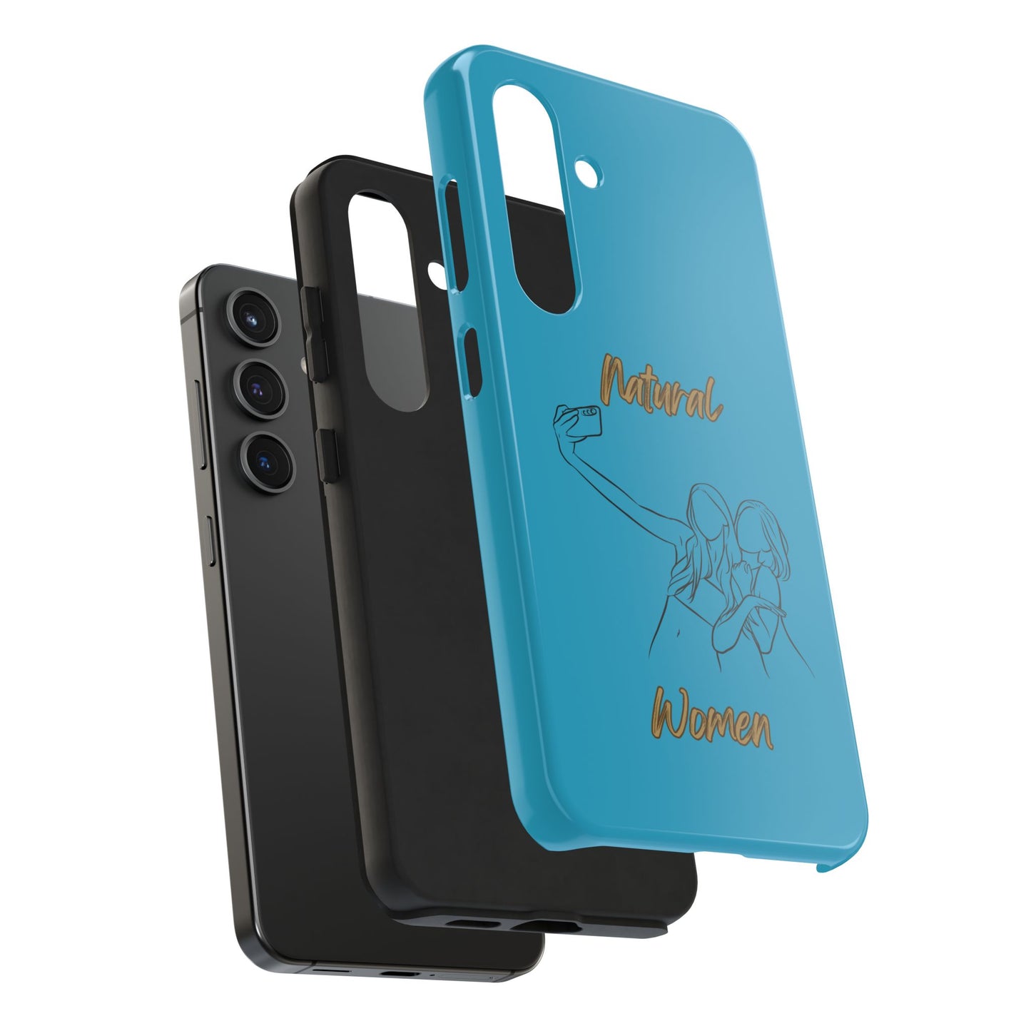 Natural Woman Friends Selfie (BL)Tough Phone Cases TURQOISE