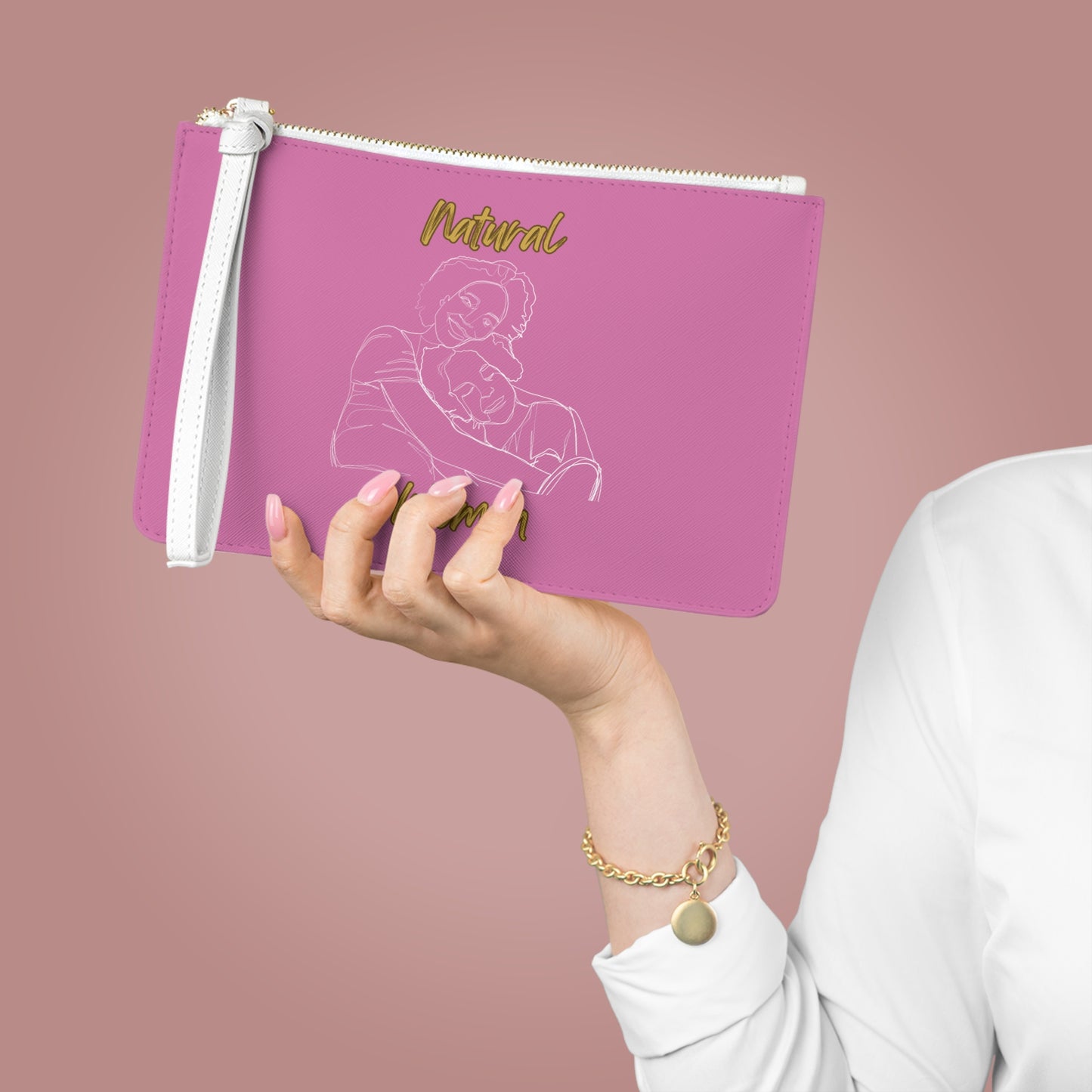Natural Woman Loving Embrace (WL) Clutch Bag LIGHT PINK