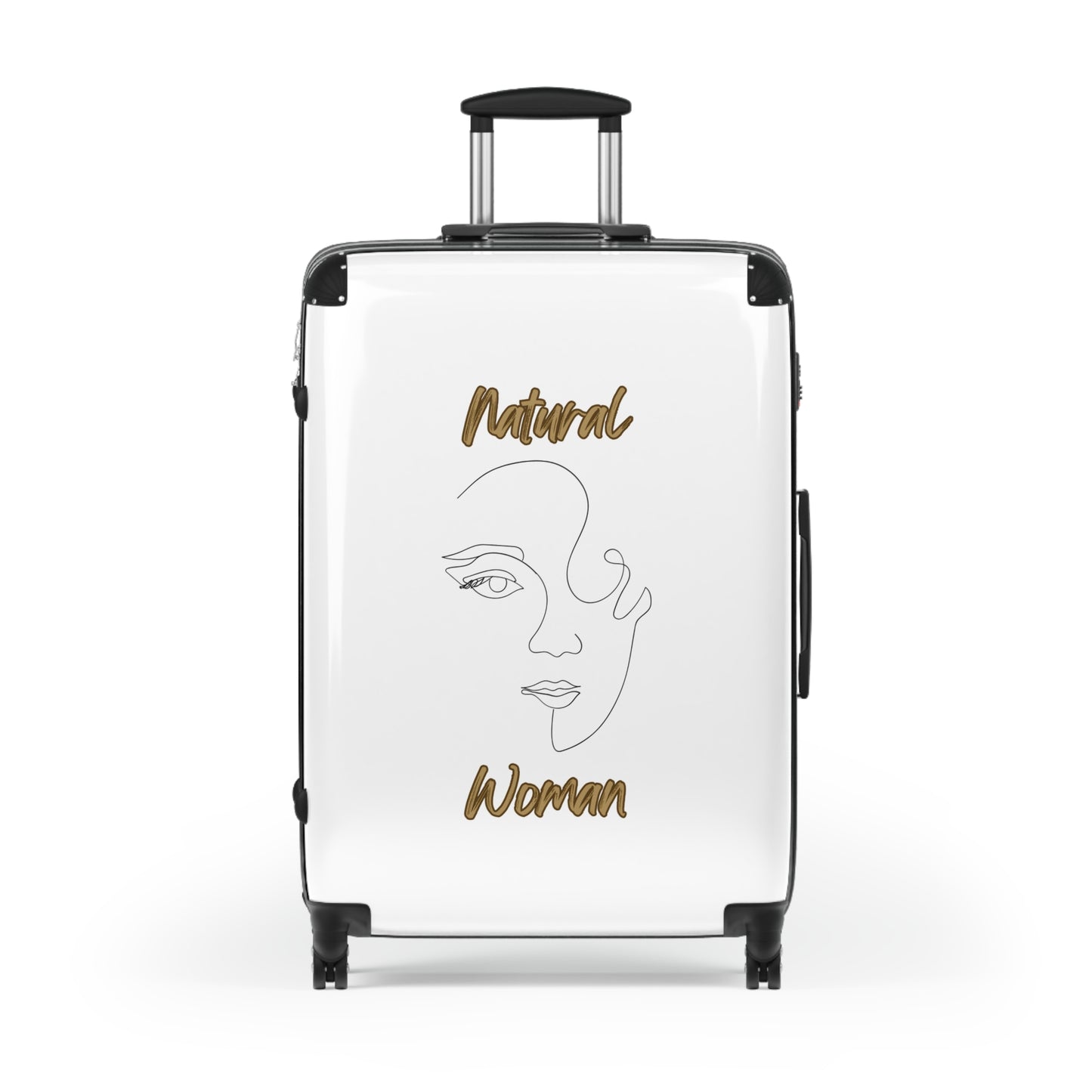 Natural Woman Looking (BL) Suitcase WHITE