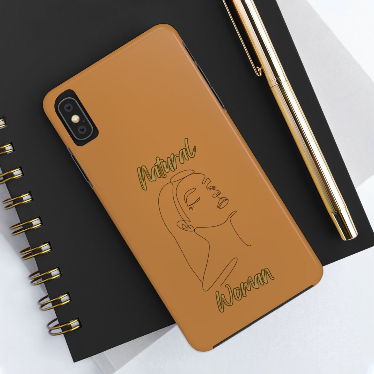 Natural Woman Calm (BL) Tough Phone Cases LIGHT BROWN
