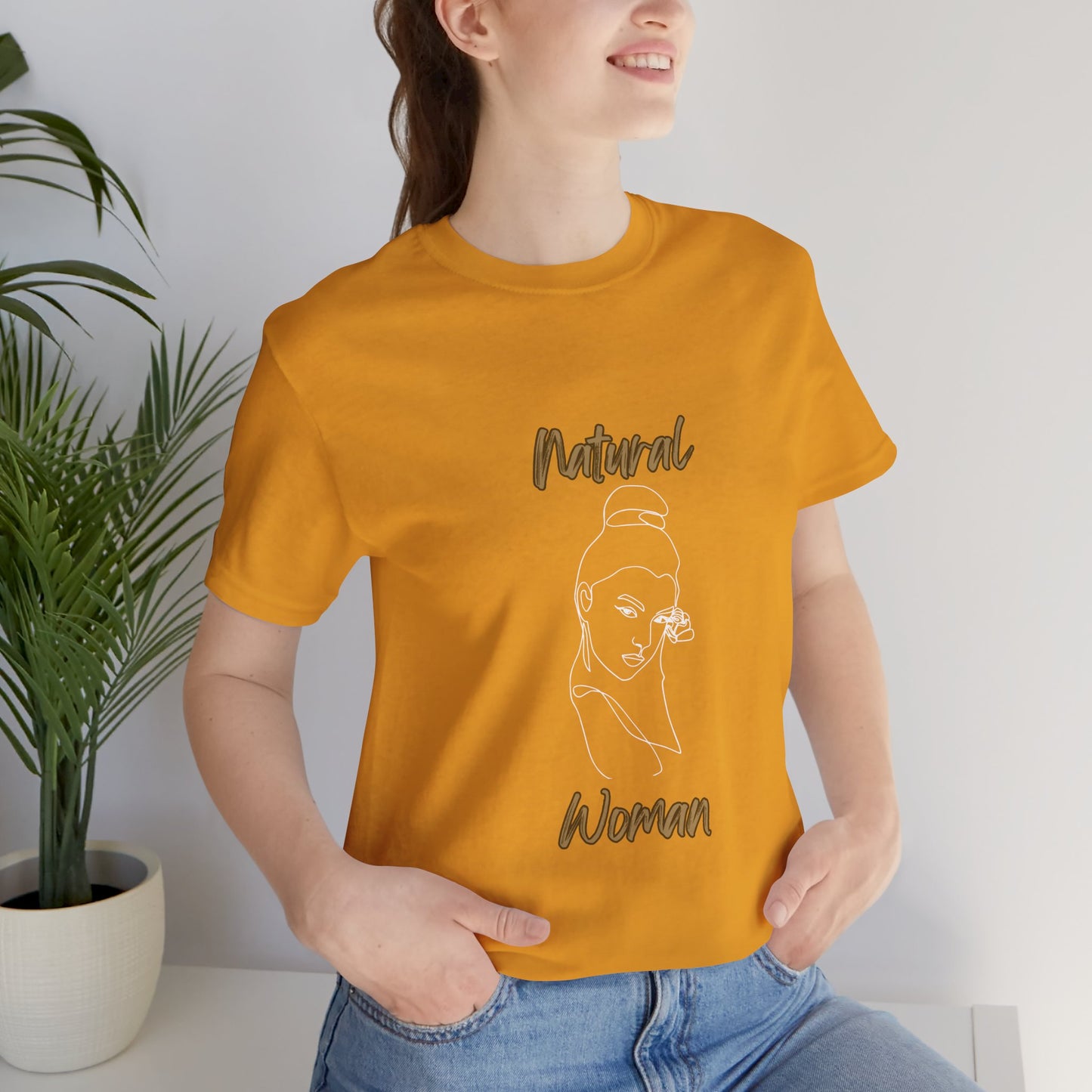 Natural Woman Sassy Bun (WL) Short Sleeve T-Shirt