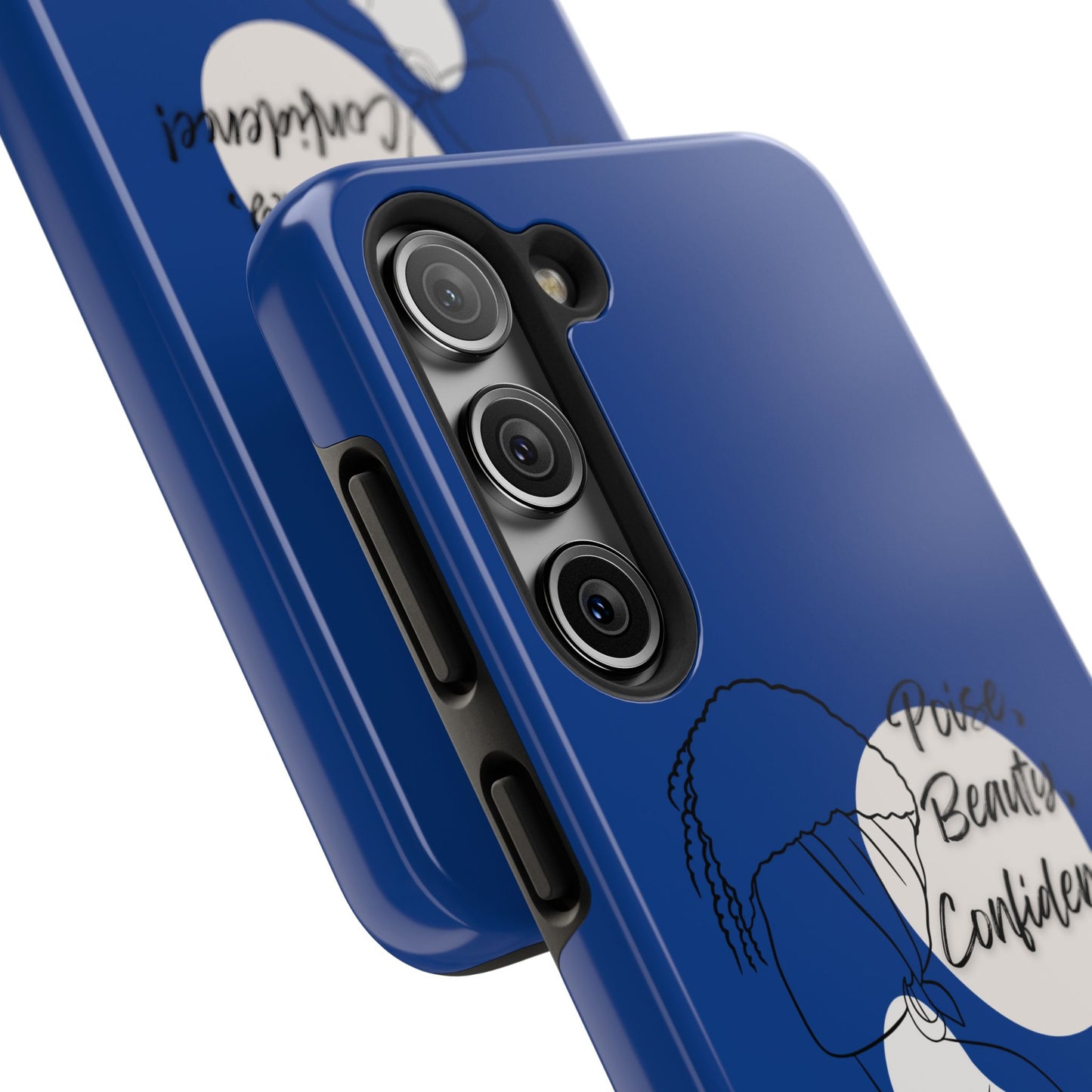 Natural Woman Puff (BL)Tough Phone Cases DARK BLUE