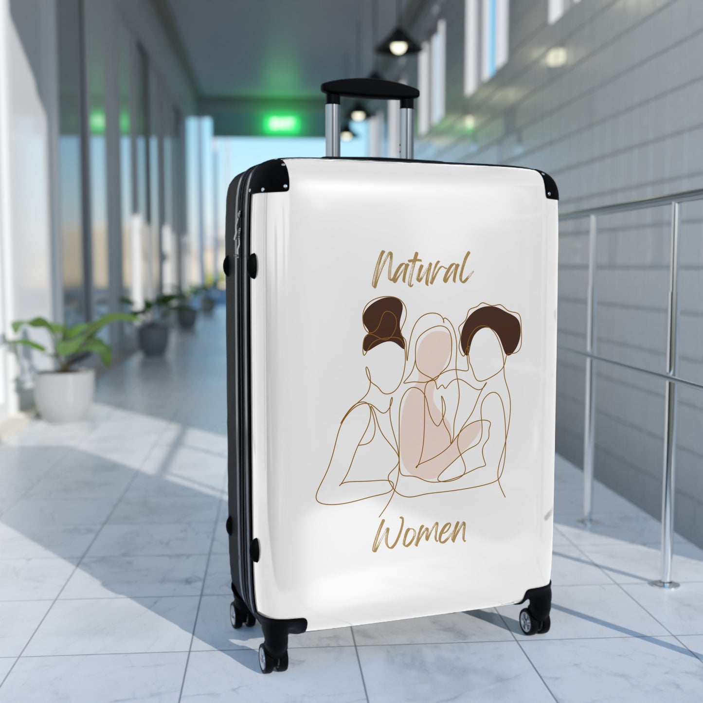 Natural Women Friends (BL) Suitcase WHITE