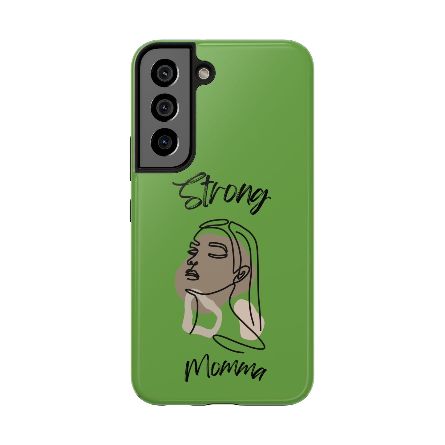 STRONG MOMMA Samsung Galaxy Tough Phone Cases (BL) Green