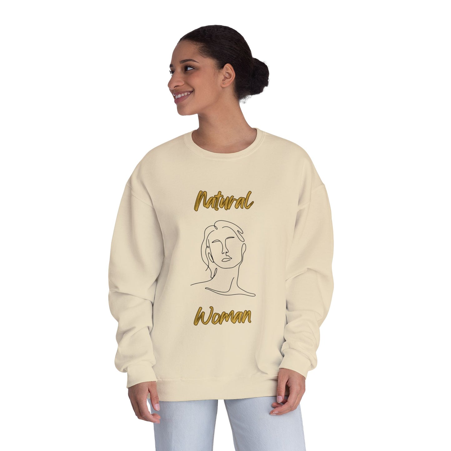 Natural Woman Hello (BL) Crewneck Sweatshirt