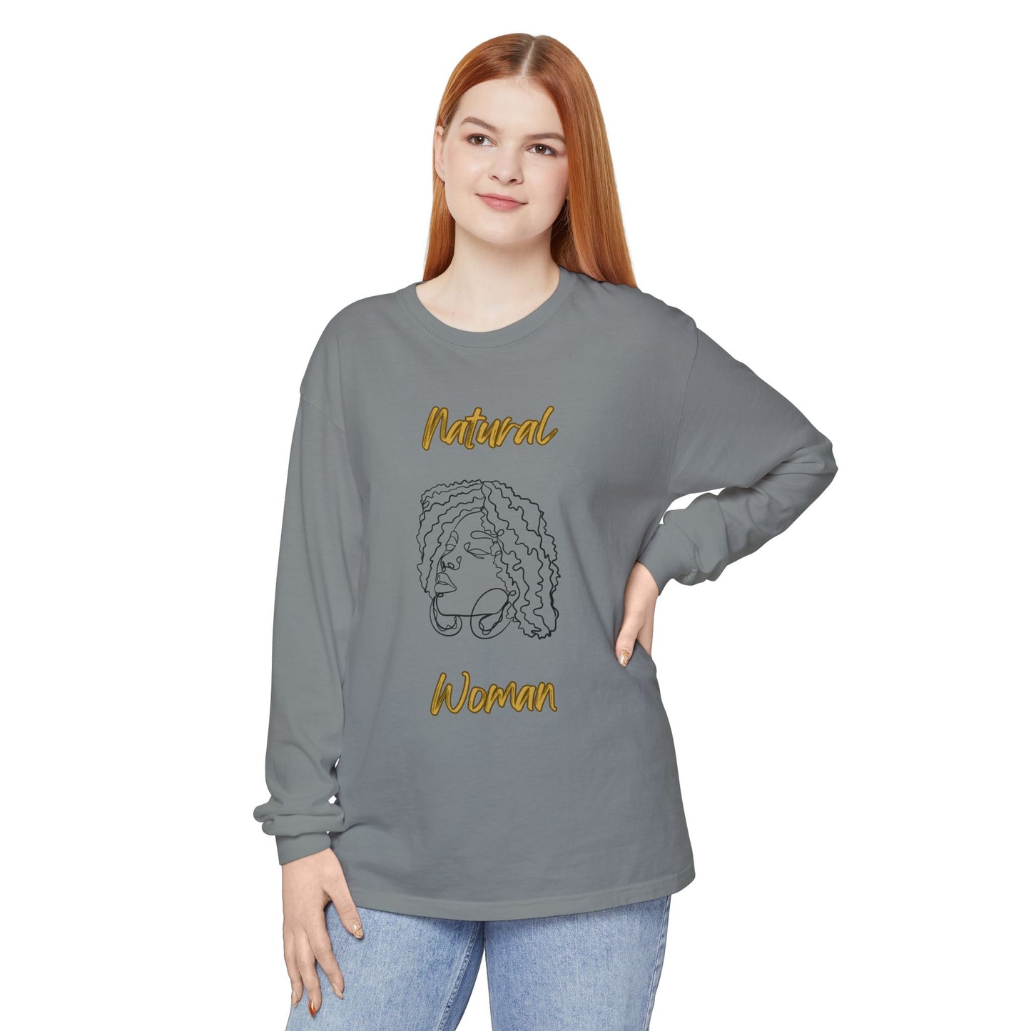 Natural Woman Naturally Me (BL) Long Sleeve T-Shirt